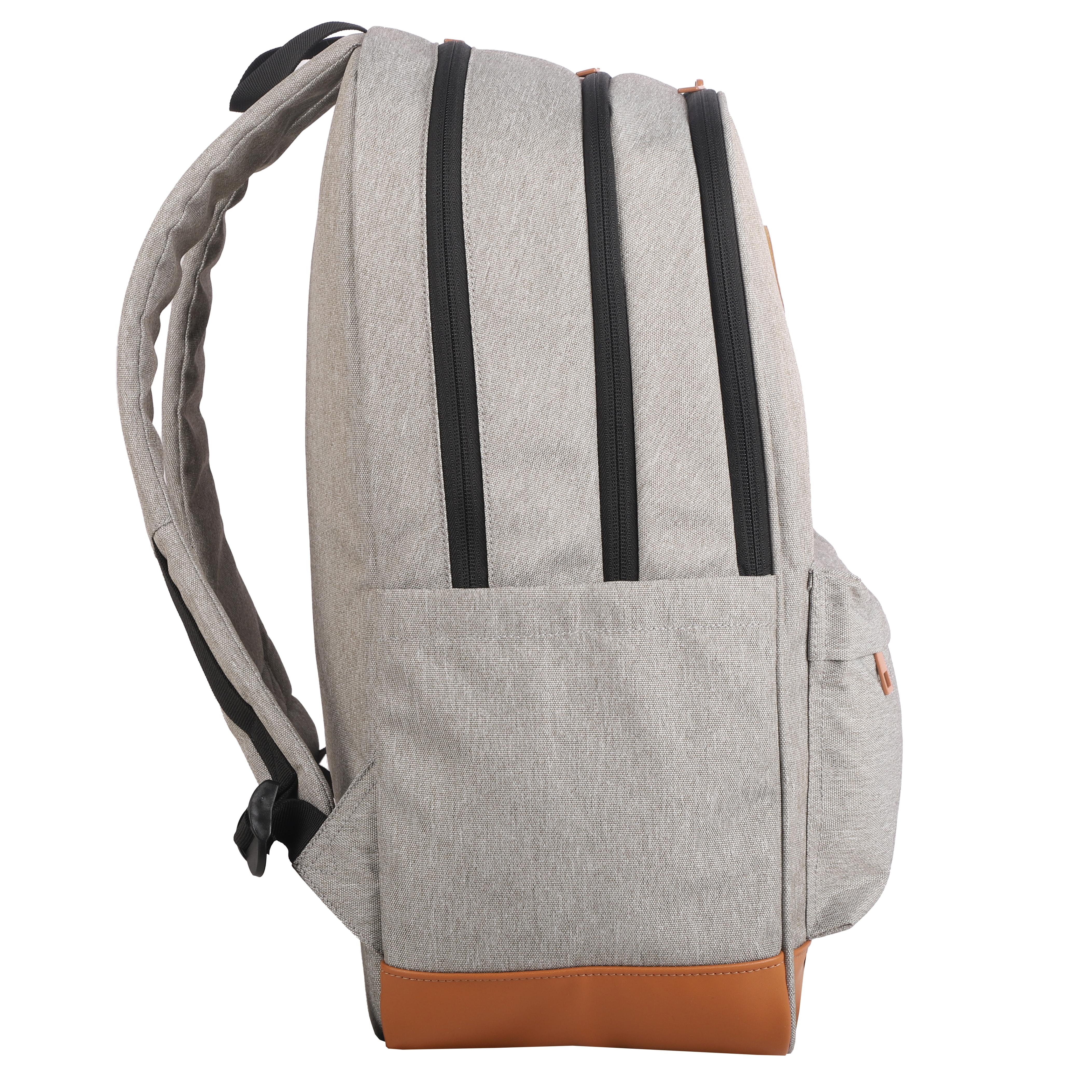 Voir la diapositive 4 : YOUNG'S ATTITUDE Sac à Dos 3 compartiments Gris Eco