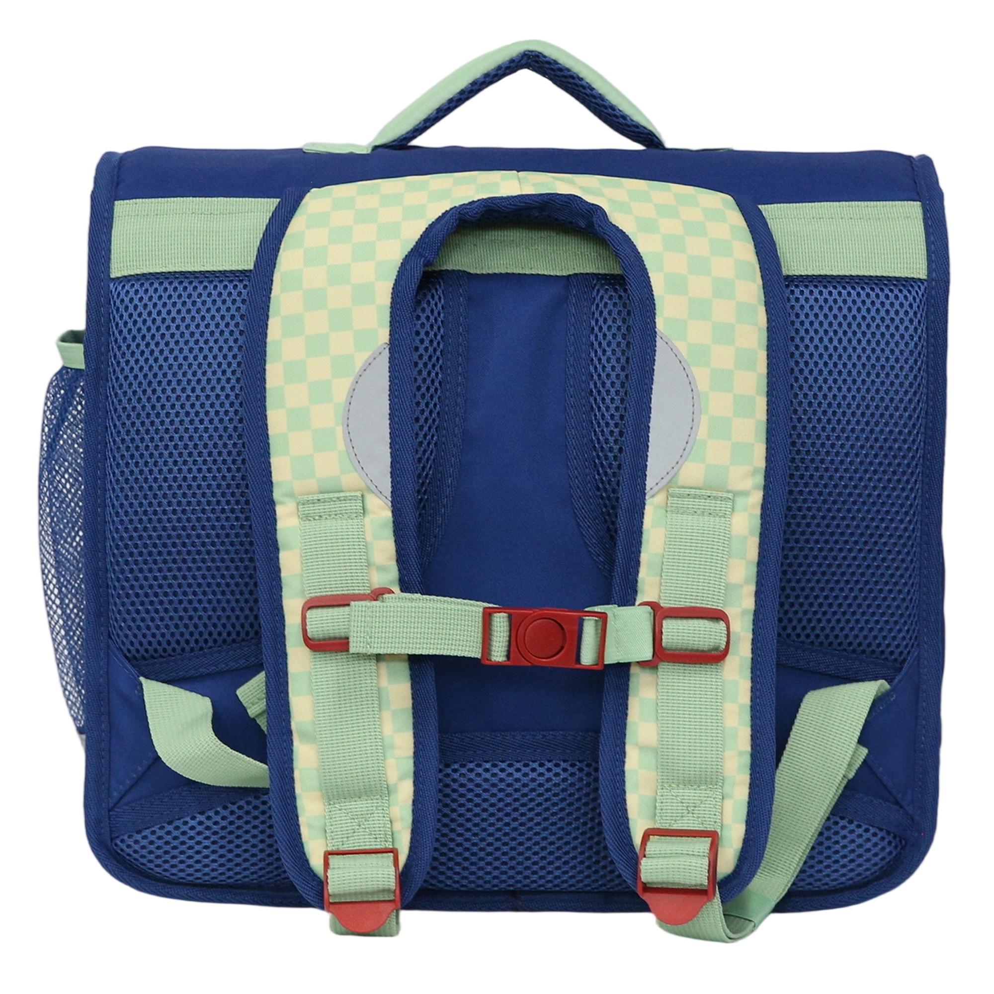 Voir la diapositive 2 : AUCHAN Cartable couleur Retro 36cm