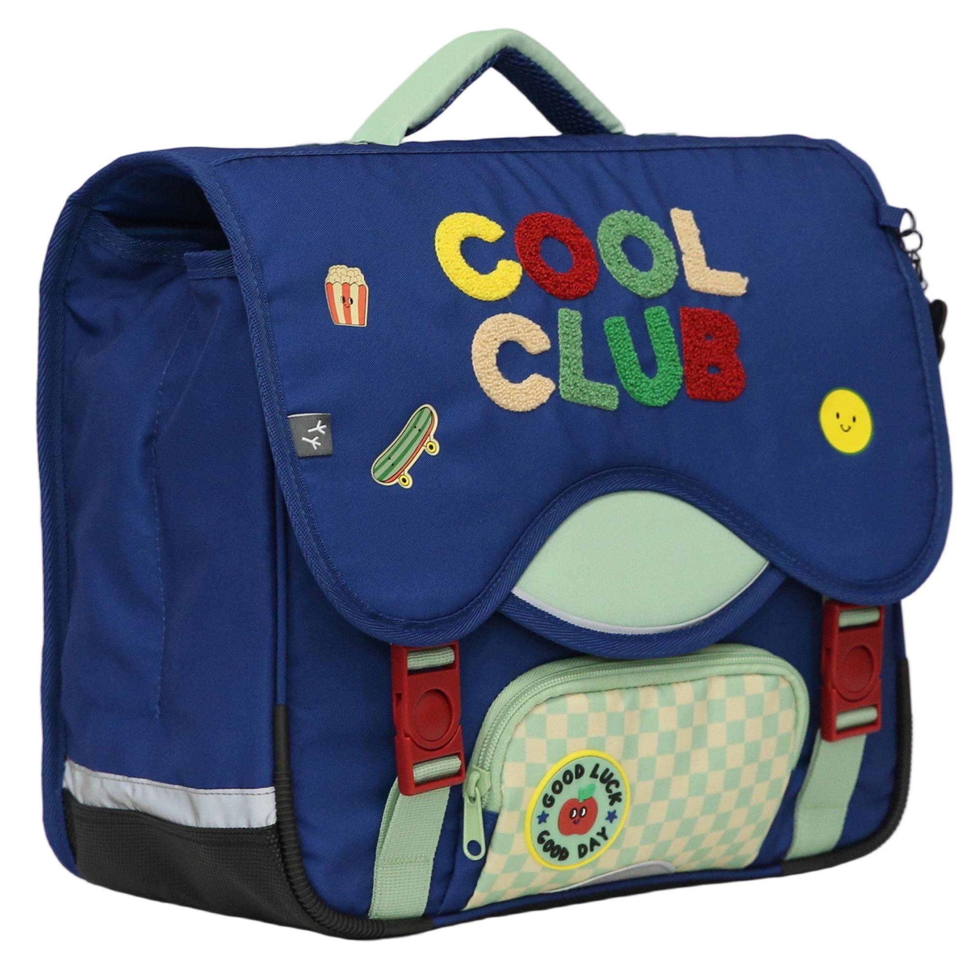 Voir la diapositive 3 : AUCHAN Cartable couleur Retro 36cm