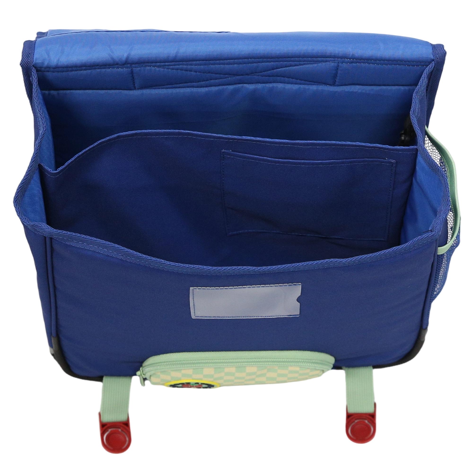 Voir la diapositive 5 : AUCHAN Cartable couleur Retro 36cm