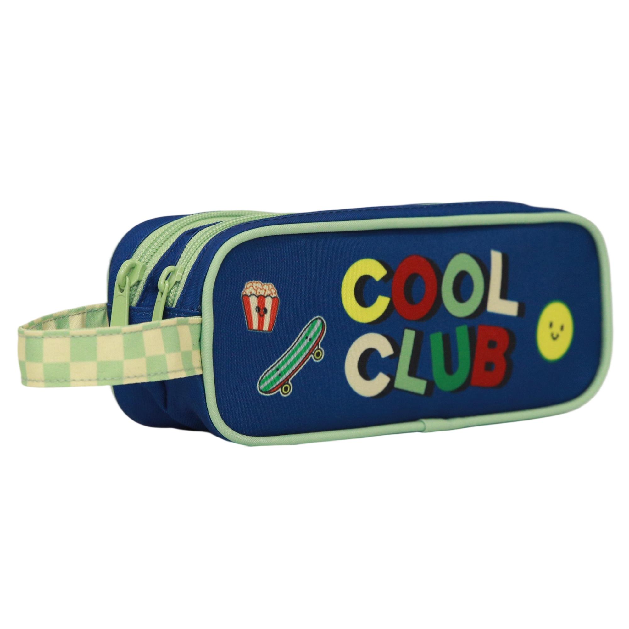 Voir la diapositive 3 : AUCHAN Trousse 2 compartiments Couleurs Retro