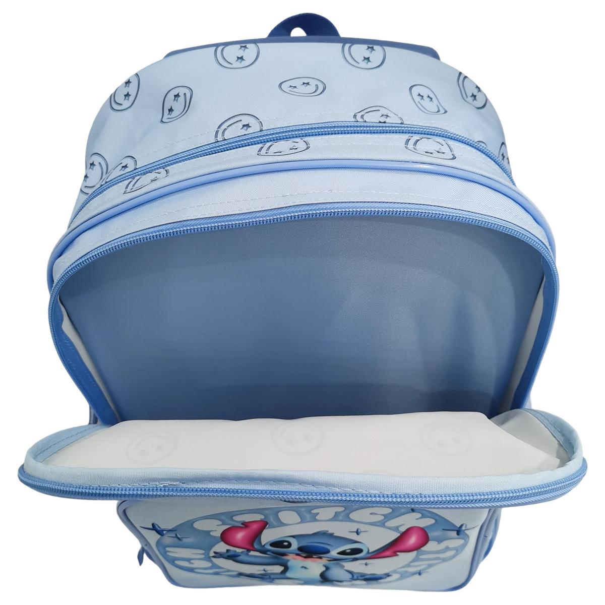 Voir la diapositive 6 : AUCHAN Sac à Dos à roulettes 2 compartiments Stitch