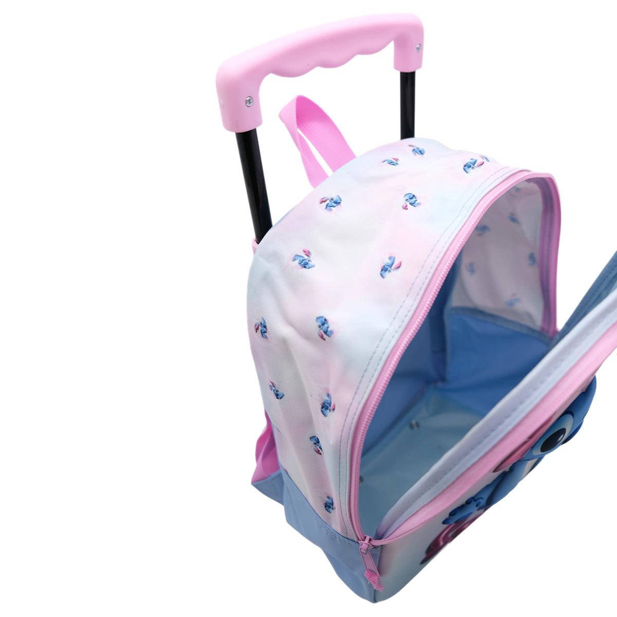 Voir la diapositive 4 : AUCHAN Sac à Dos à roulettes 3D Stitch