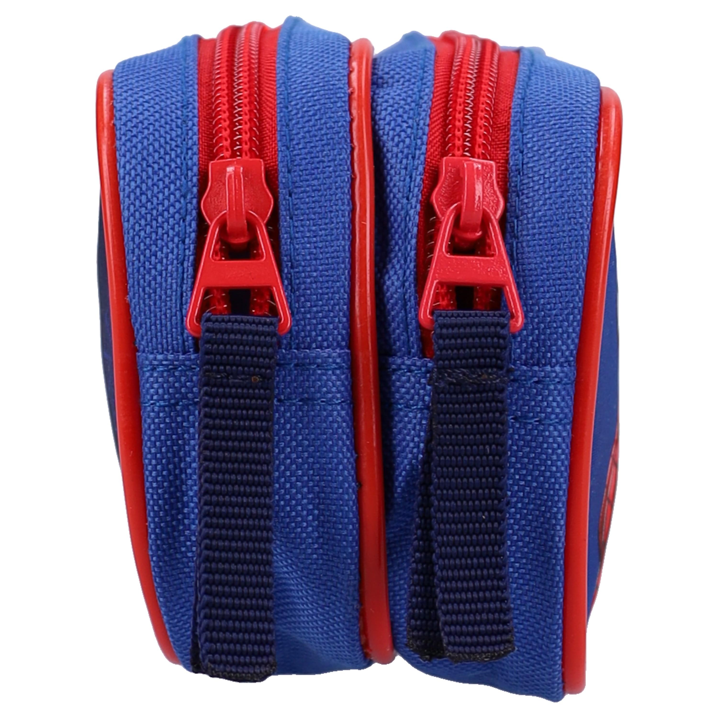 Voir la diapositive 3 : AUCHAN Trousse 2 compartiments Spiderman