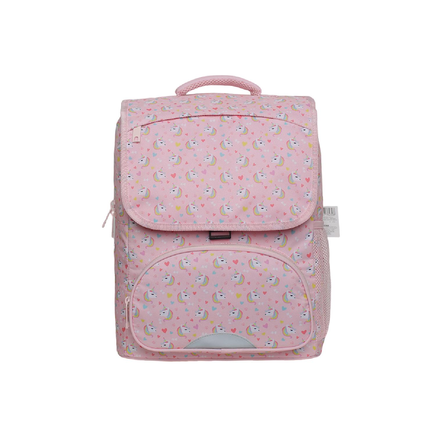 AUCHAN Sac à Dos 2 compartiments Licorne 38cm