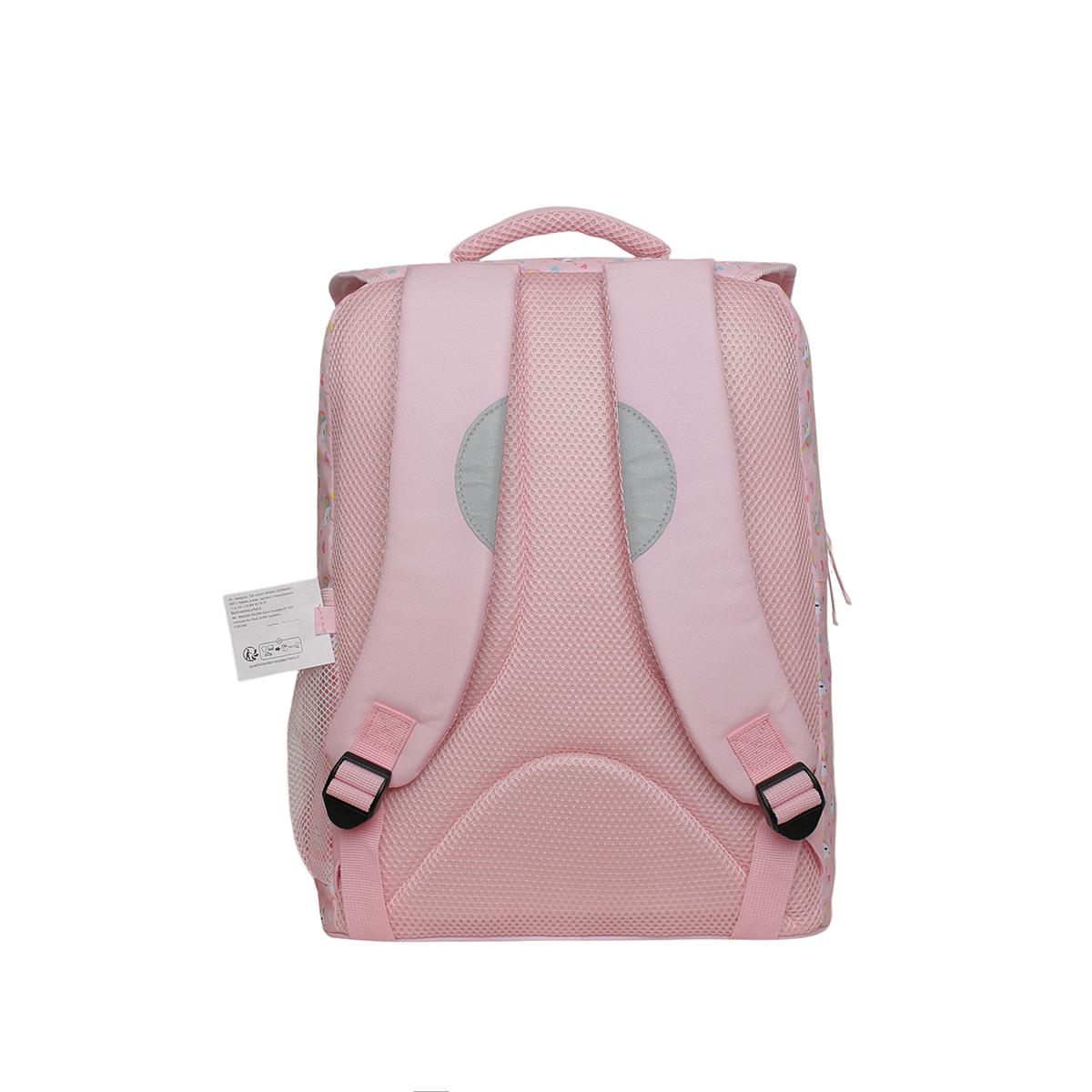 Voir la diapositive 2 : AUCHAN Sac à Dos 2 compartiments Licorne 38cm