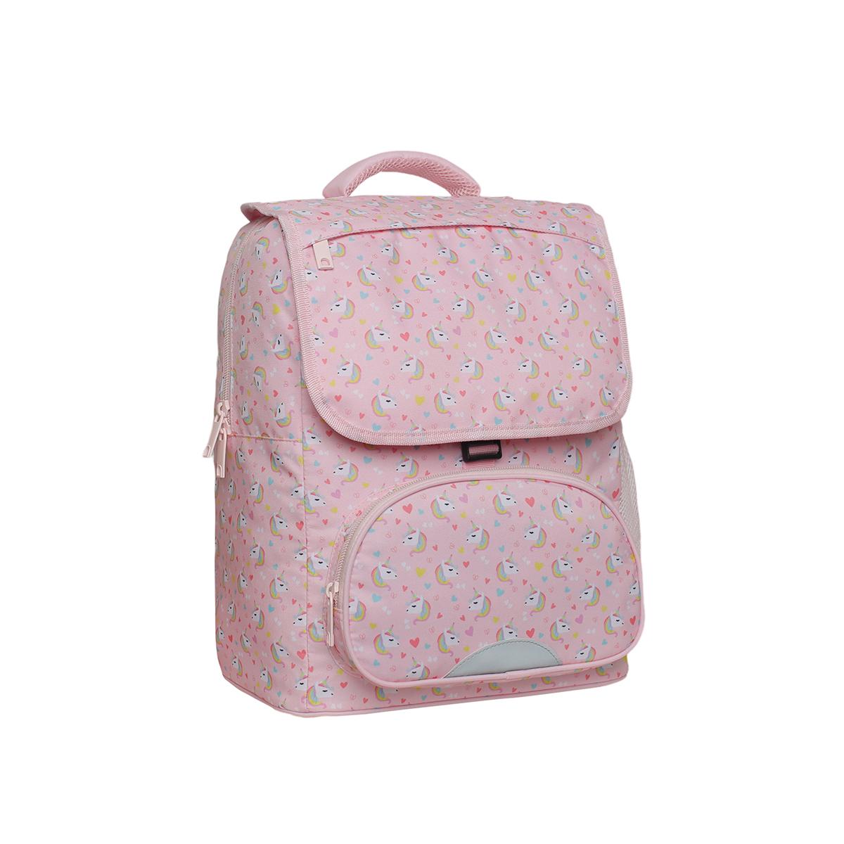 Voir la diapositive 3 : AUCHAN Sac à Dos 2 compartiments Licorne 38cm