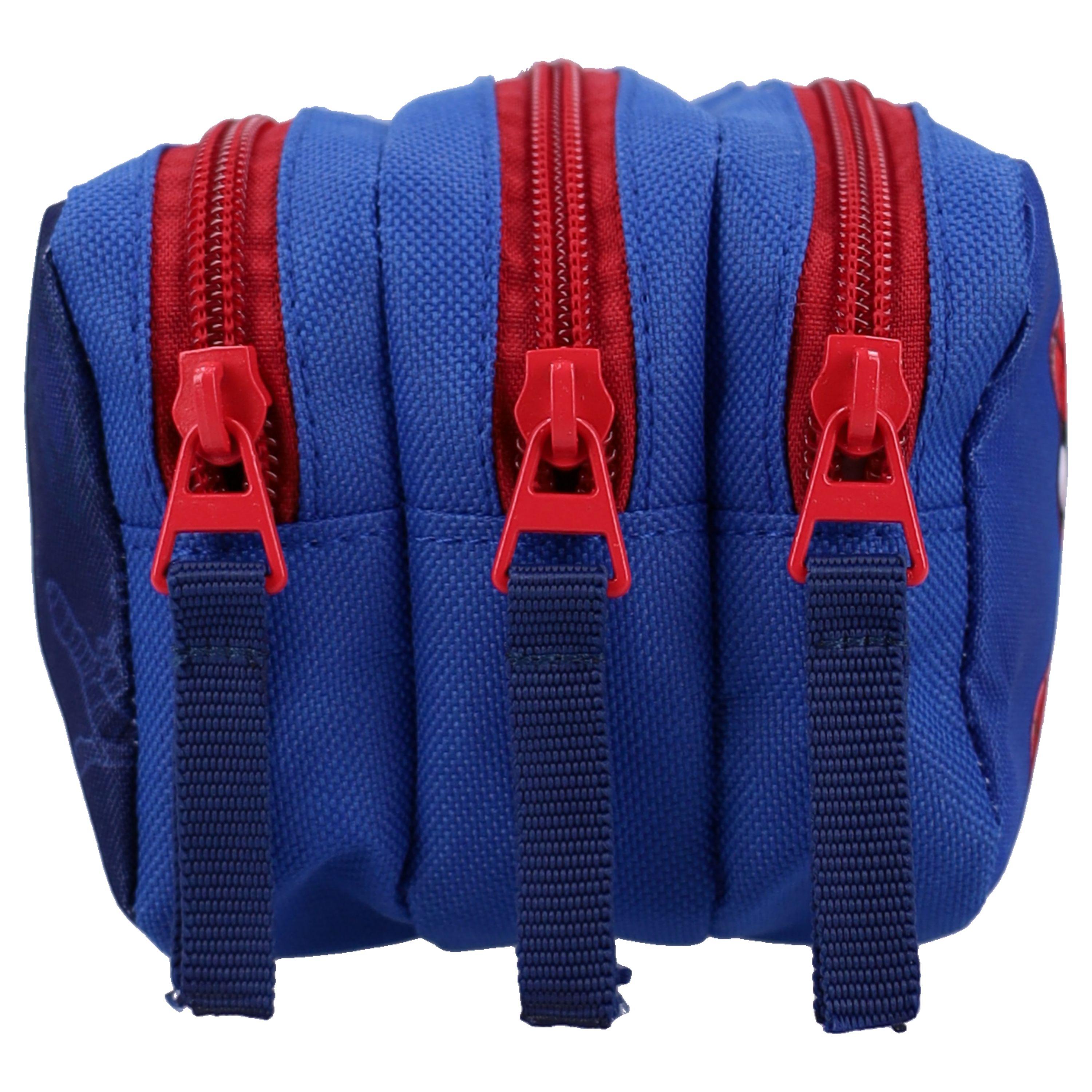 Voir la diapositive 4 : AUCHAN Trousse 3 compartiments Spiderman
