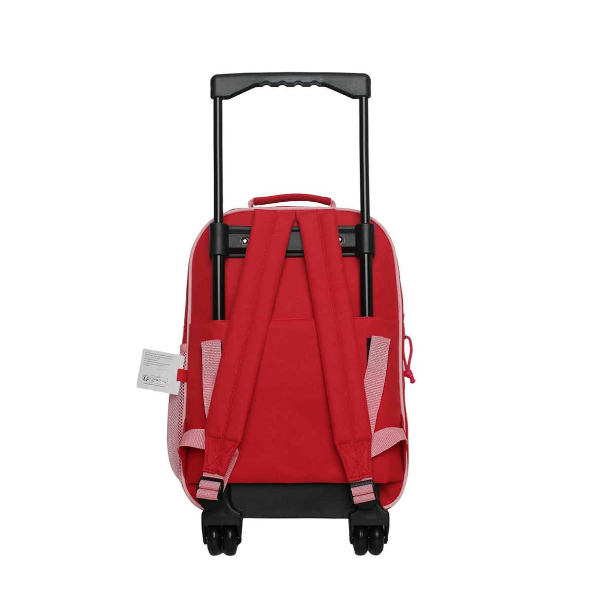 Voir la diapositive 2 : PREMIER PRIX Sac à Dos à roulettes - Rose