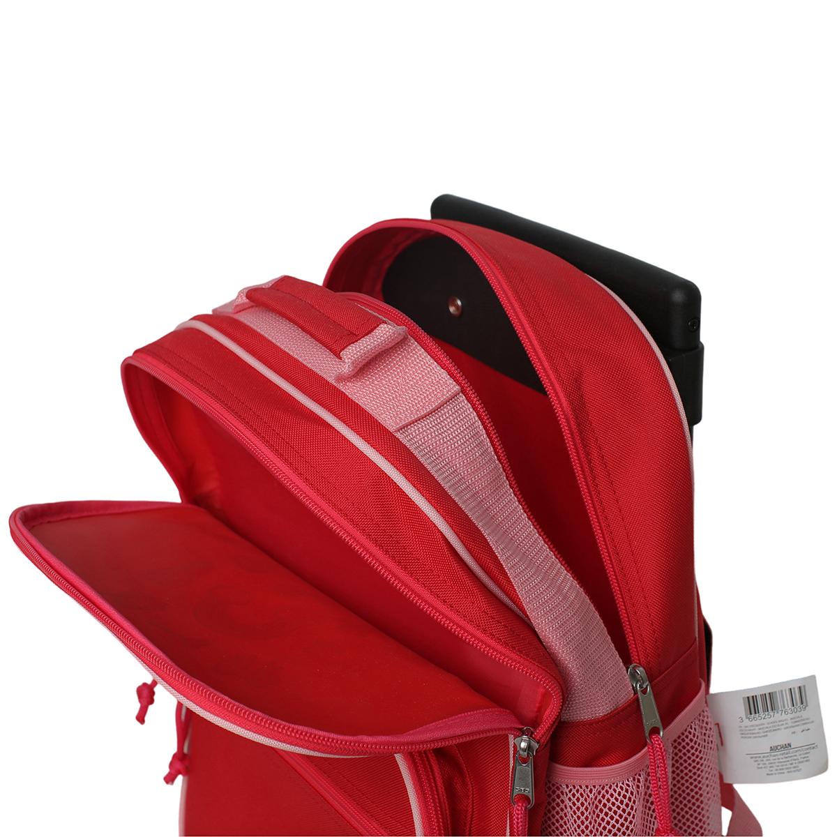 Voir la diapositive 5 : PREMIER PRIX Sac à Dos à roulettes - Rose