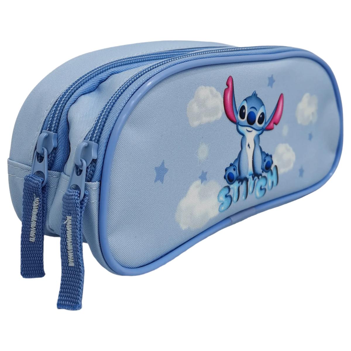 Voir la diapositive 3 : AUCHAN Trousse 2 compartiments Stitch