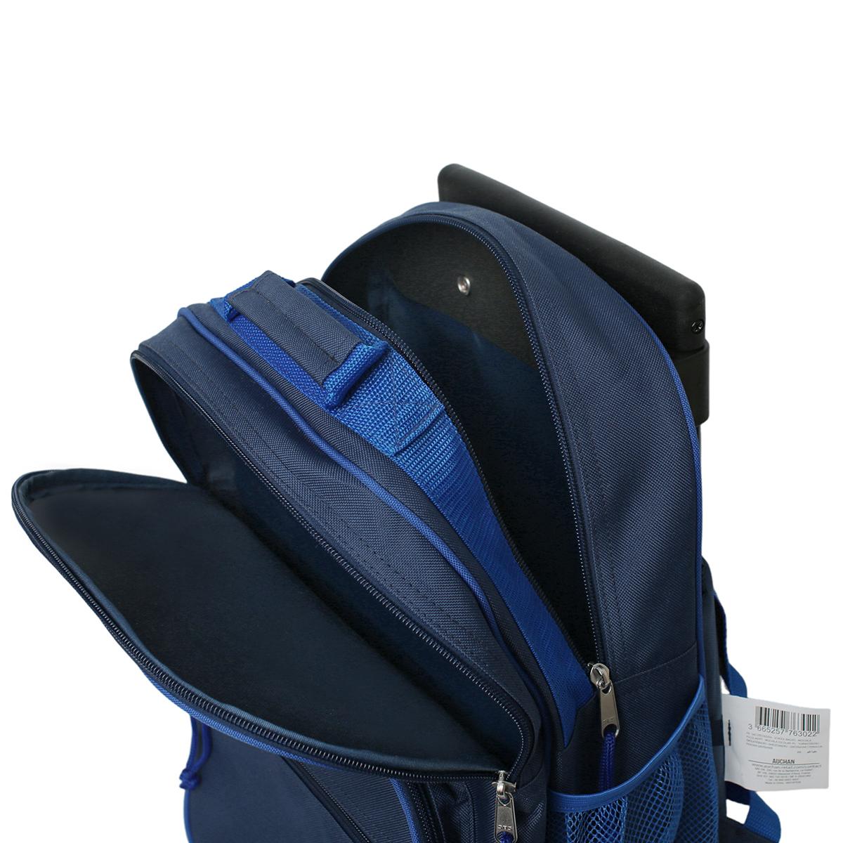 Voir la diapositive 5 : PREMIER PRIX Sac à Dos à roulettes Bleu