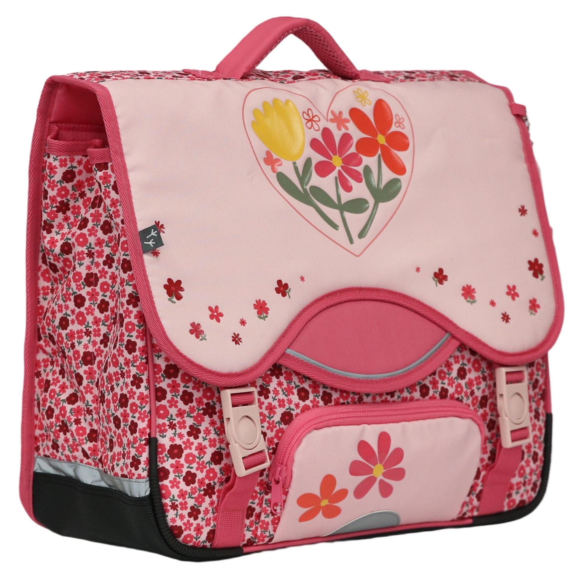 Voir la diapositive 3 : AUCHAN Cartable Boho Floral 41cm