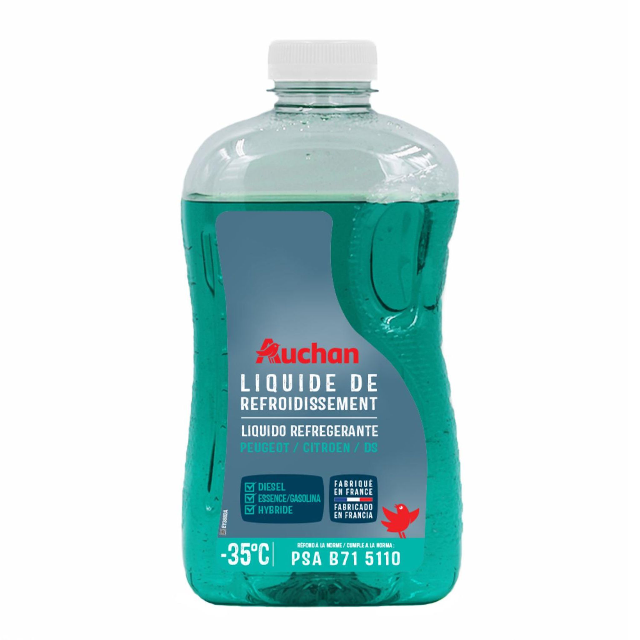 AUCHAN Liquide de refroidissement PSA 1 L