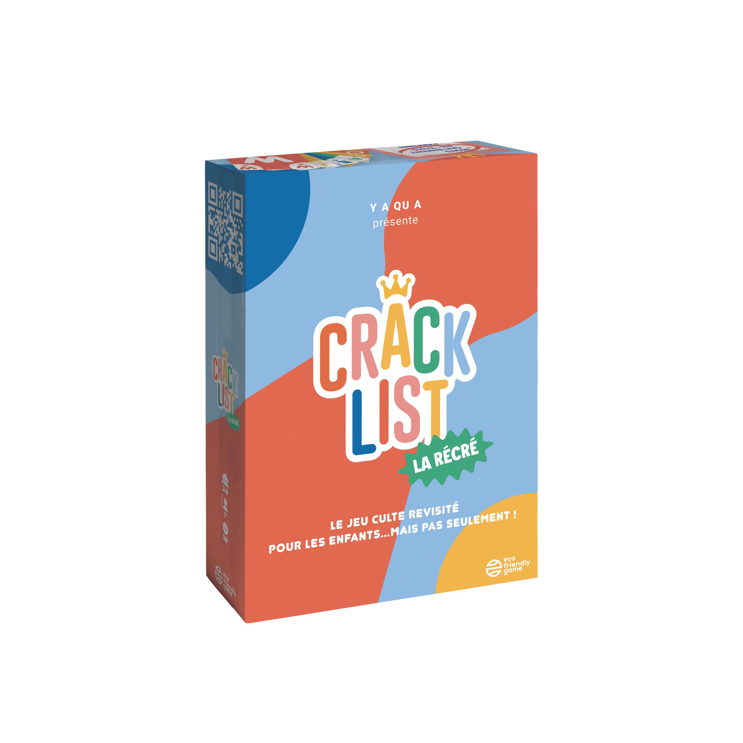 Voir la diapositive 2 : BLACKROCK GAMES Jeu Crack List La récré