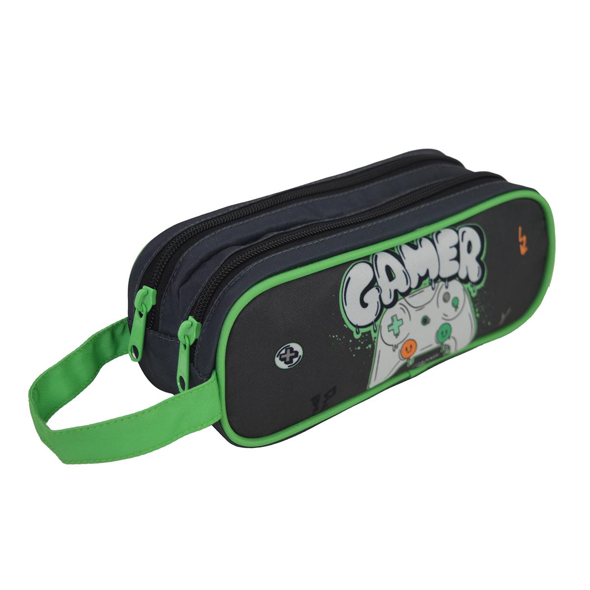 Voir la diapositive 3 : AUCHAN Trousse 2 compartiments Street Art
