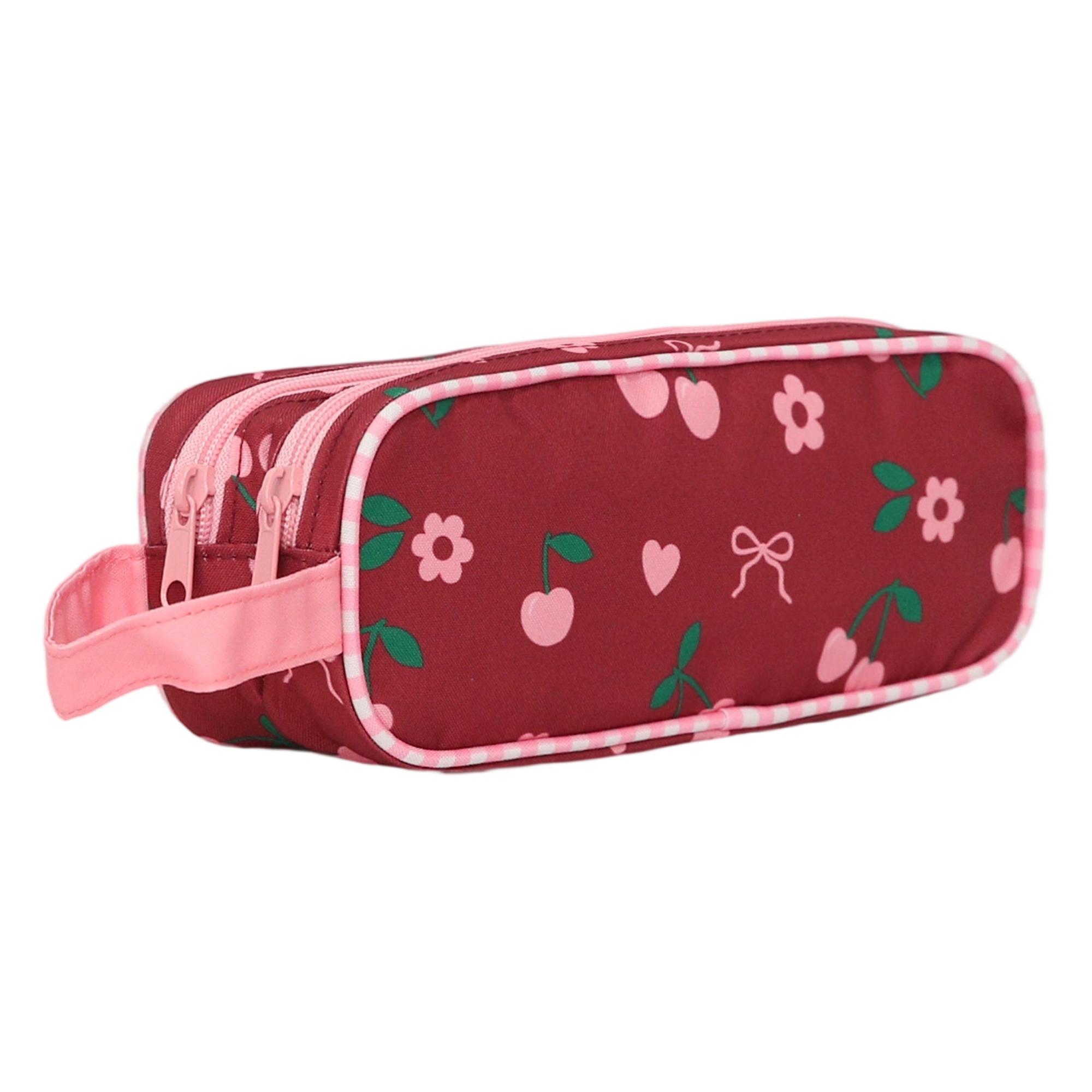 Voir la diapositive 3 : AUCHAN Trousse 2 compartiments Yummy