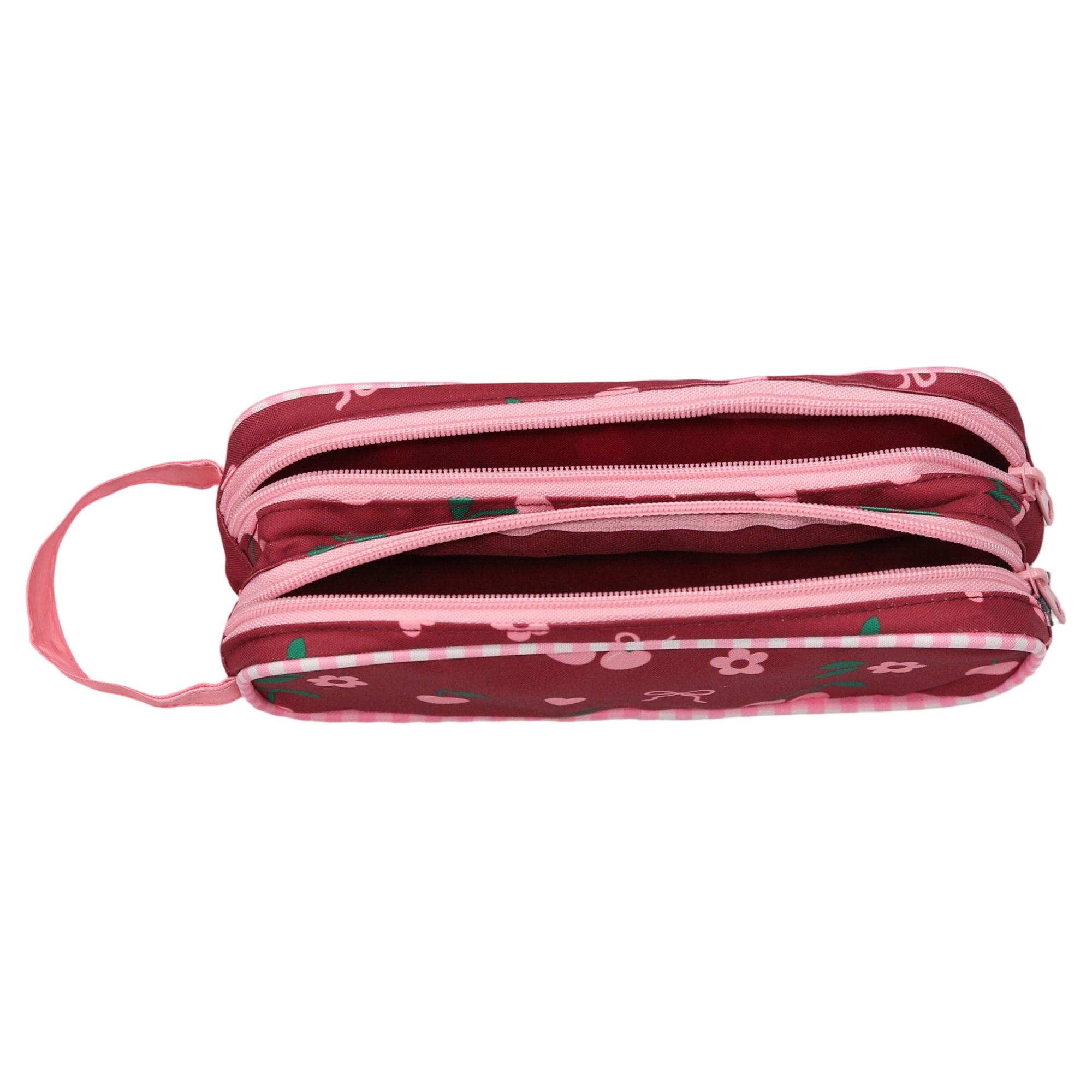 Voir la diapositive 4 : AUCHAN Trousse 2 compartiments Yummy
