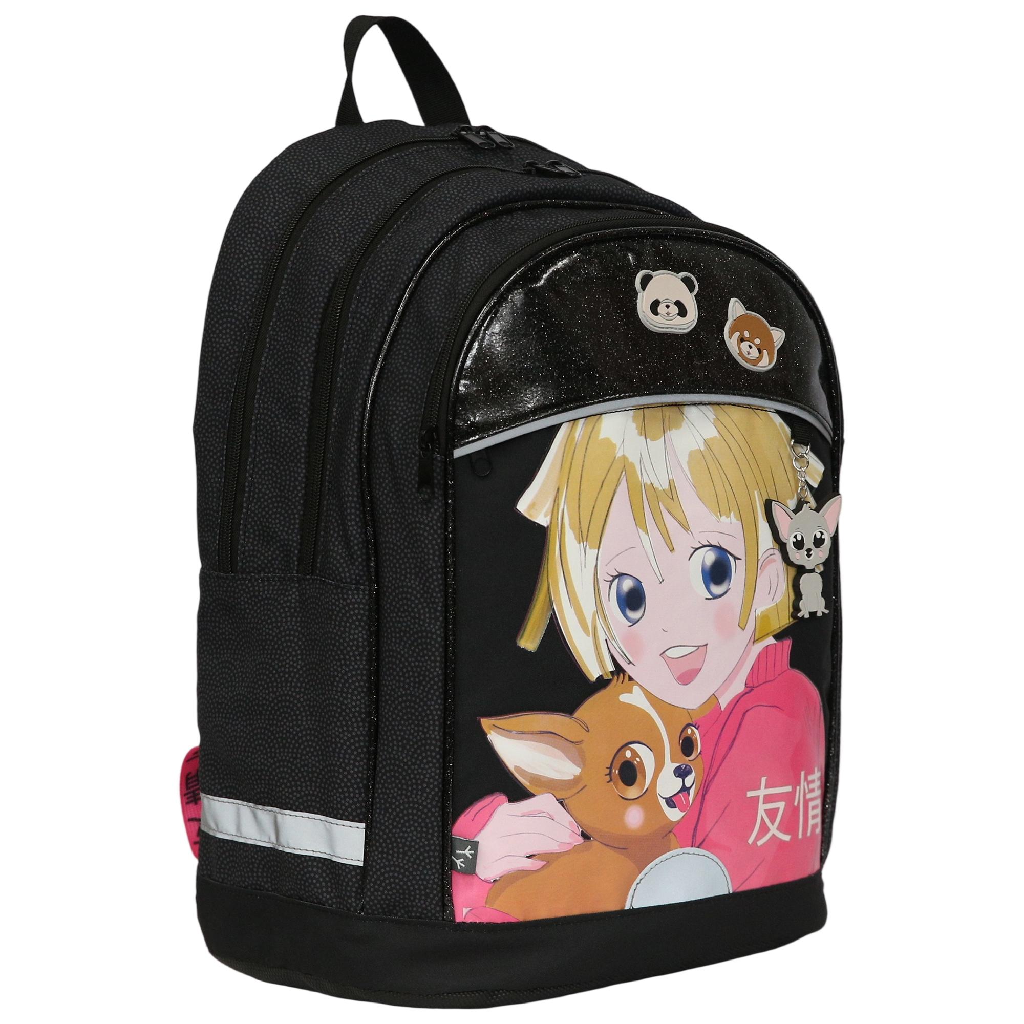 Voir la diapositive 3 : AUCHAN Sac à Dos 2 compartiments Supacute 43cm