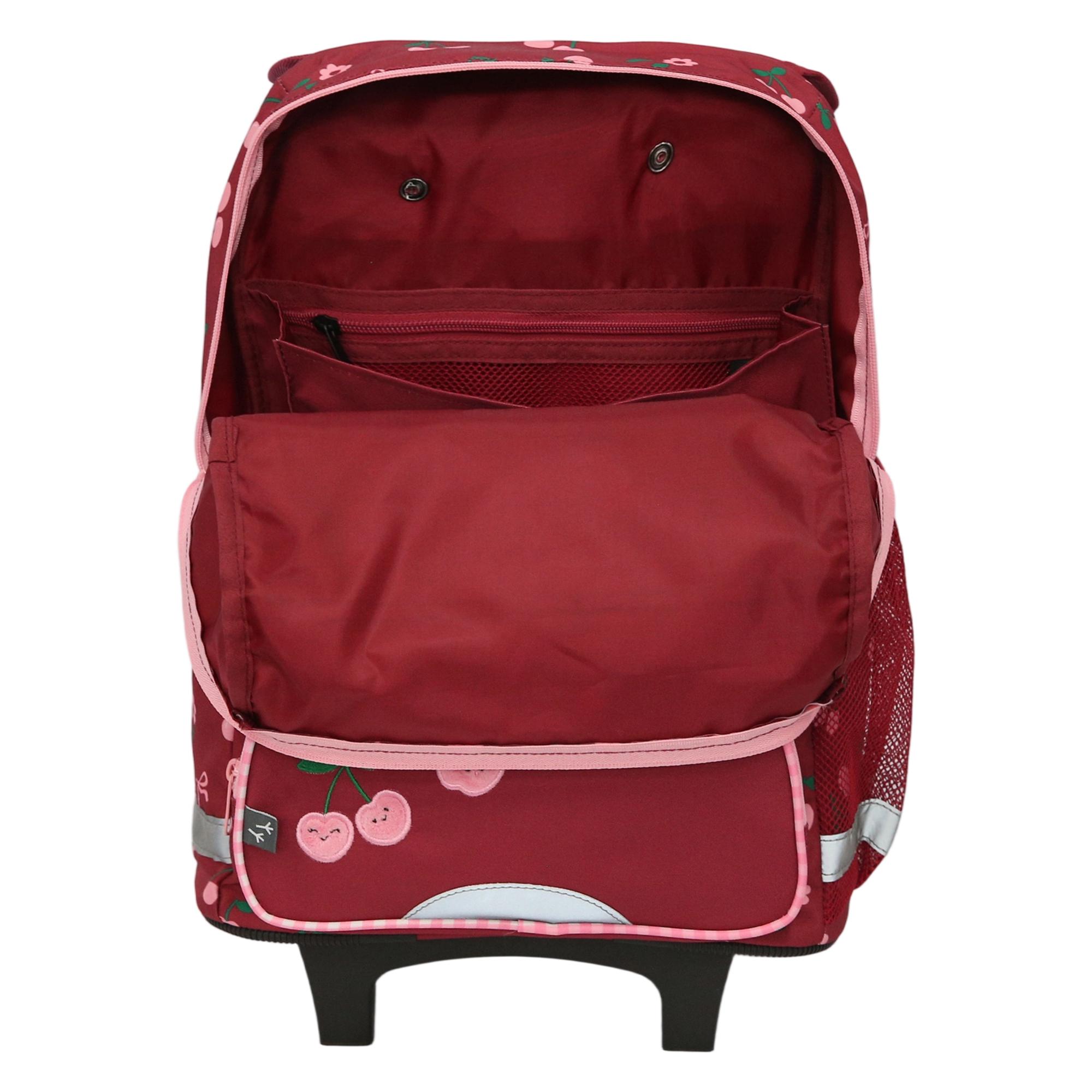 Voir la diapositive 4 : AUCHAN Sac à Dos à roulettes 2 compartiments Yummy