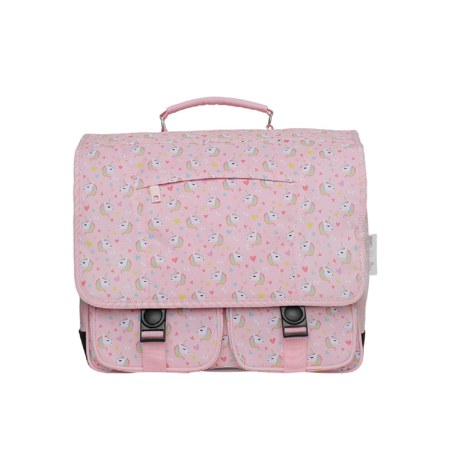 AUCHAN Cartable All Over Licorne 36cm
