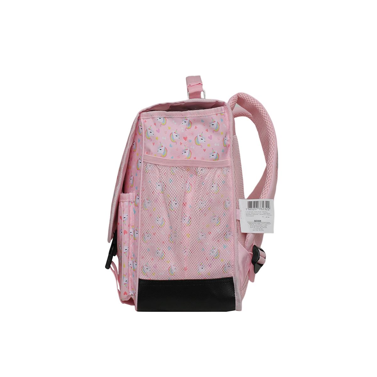 Voir la diapositive 4 : AUCHAN Cartable All Over Licorne 36cm