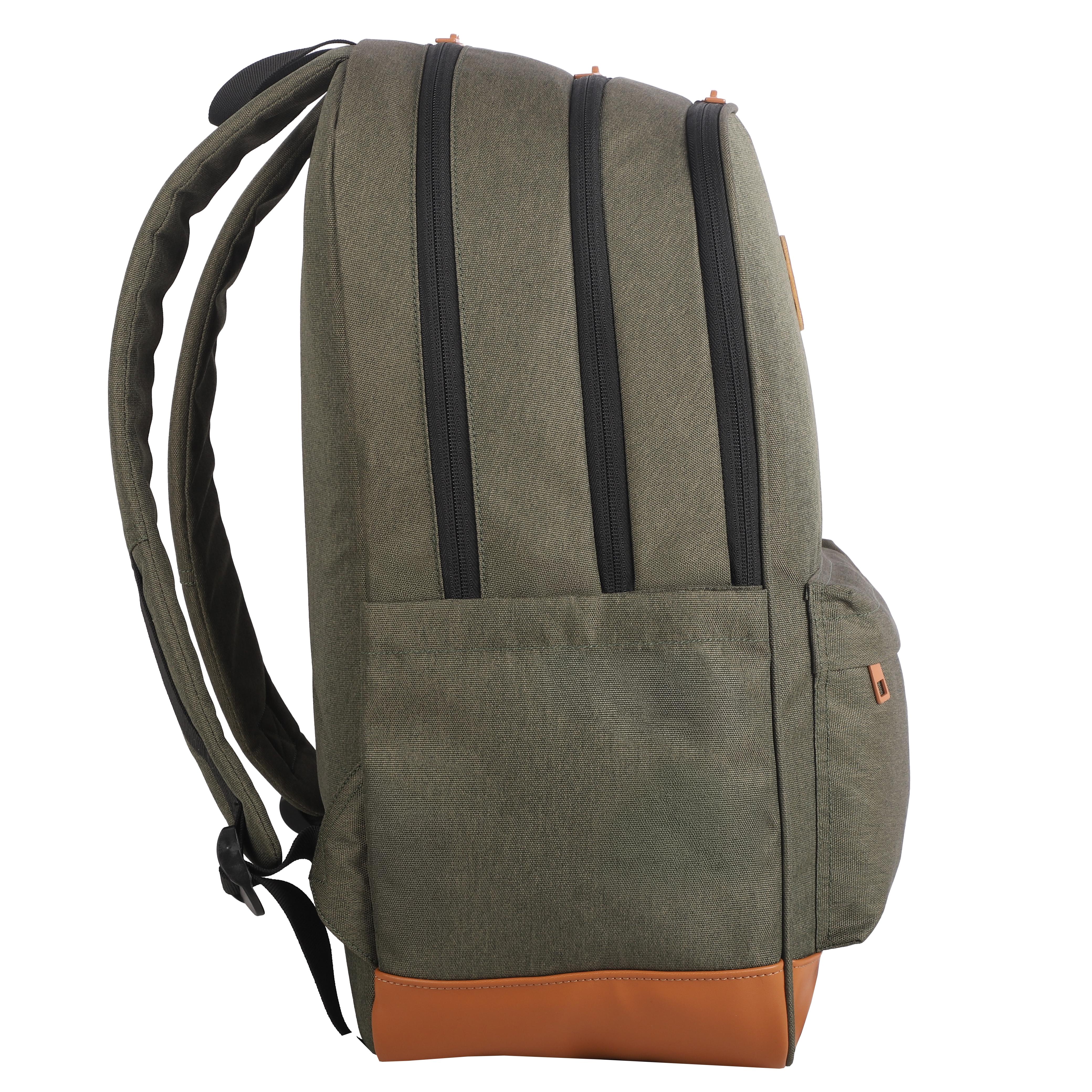 Voir la diapositive 4 : YOUNG'S ATTITUDE Sac à Dos 3 compartiments Vert Eco