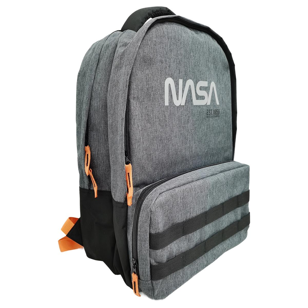 Voir la diapositive 3 : AUCHAN sac à Dos 2 compartiments NASA 43cm