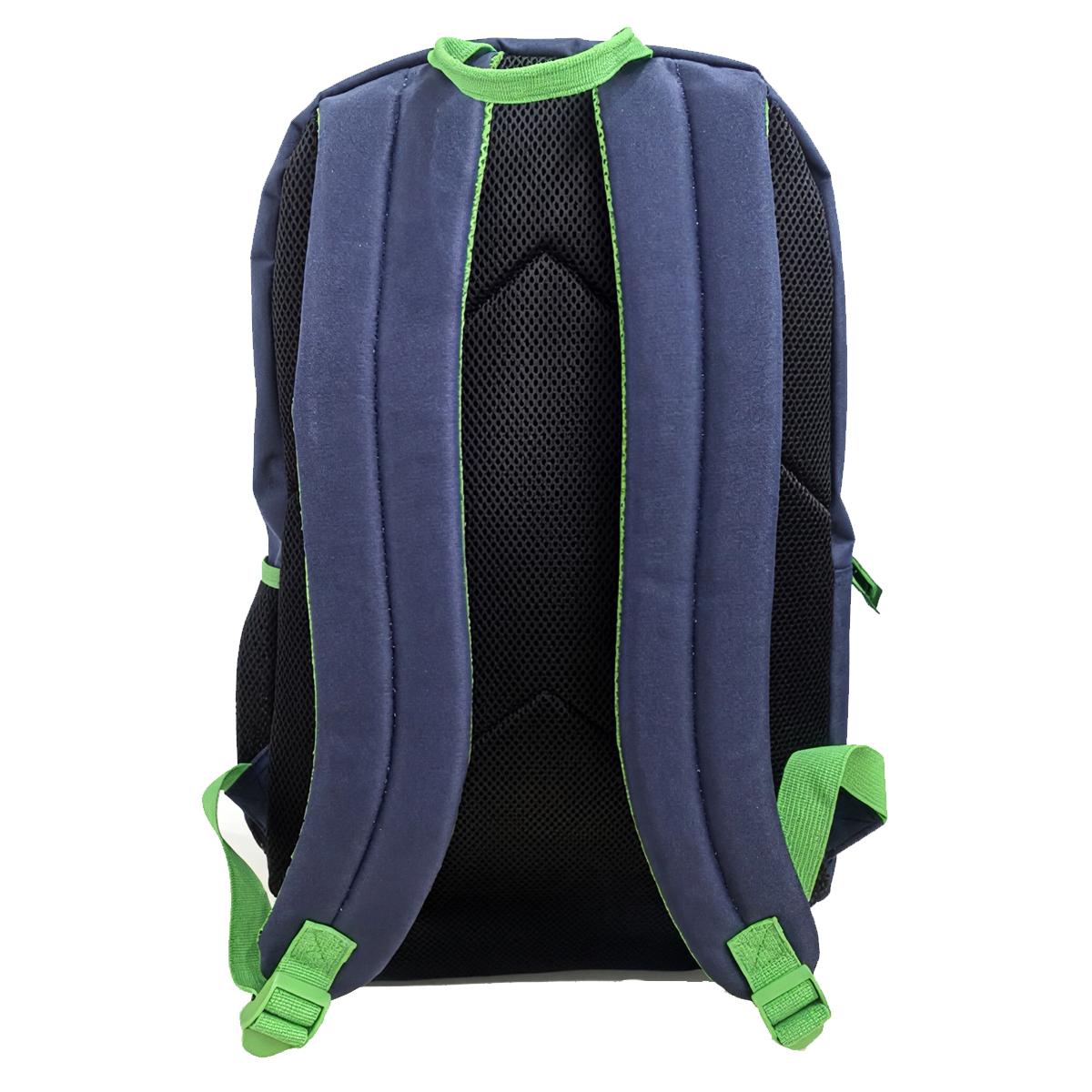 Voir la diapositive 2 : AUCHAN Sac à Dos 2 compartiments Minecraft 43cm