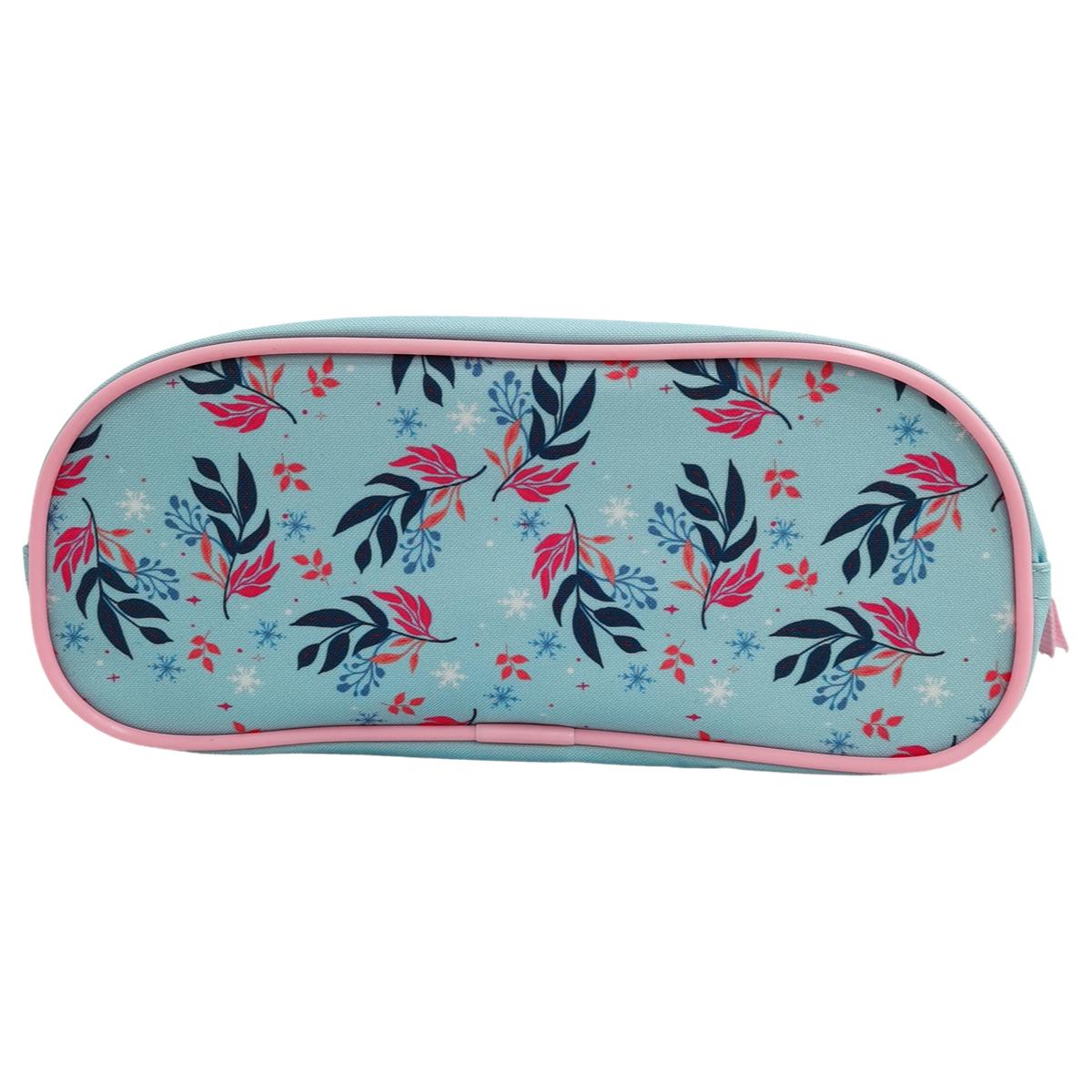 Voir la diapositive 2 : AUCHAN Trousse 2 compartiments Reine des Neiges