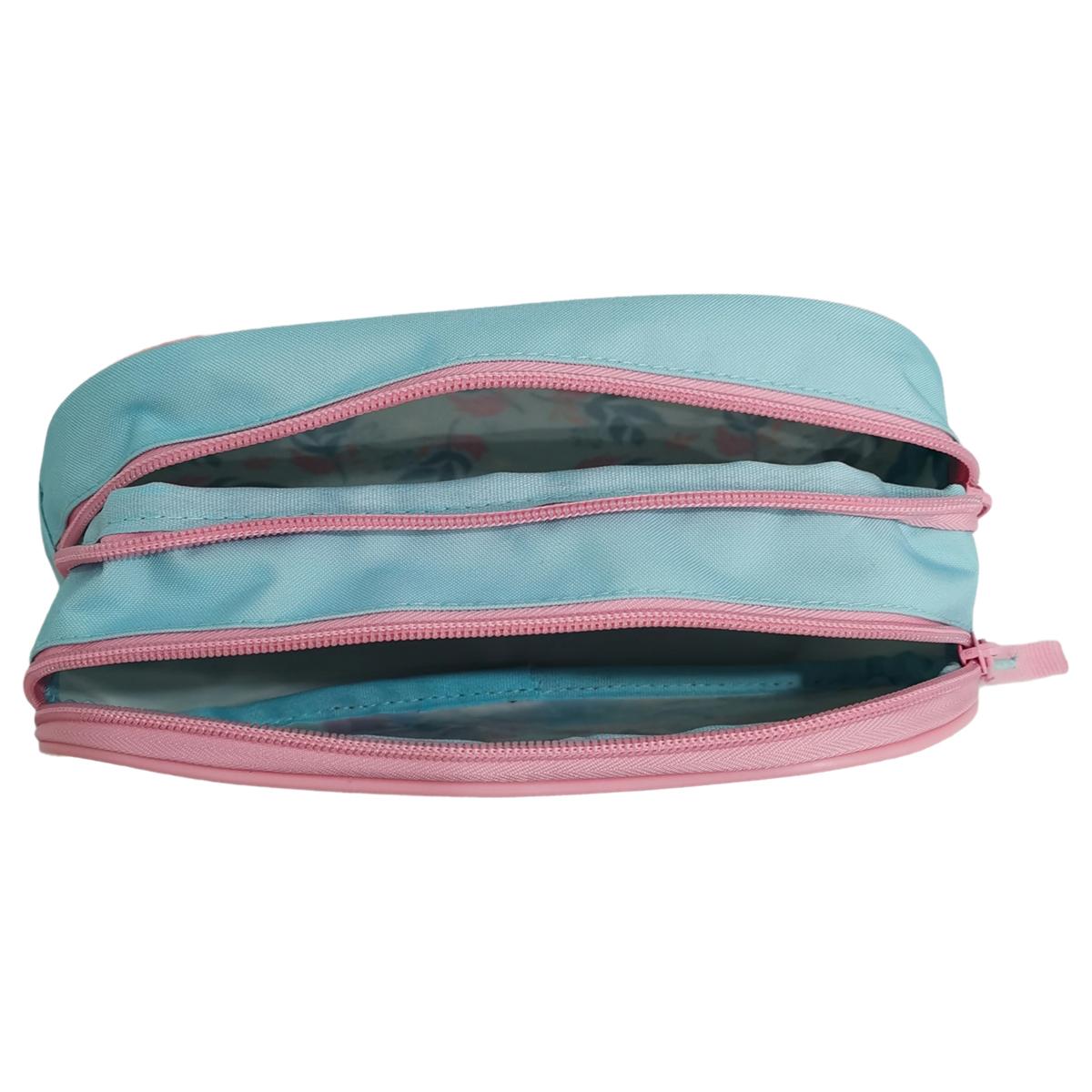 Voir la diapositive 4 : AUCHAN Trousse 2 compartiments Reine des Neiges