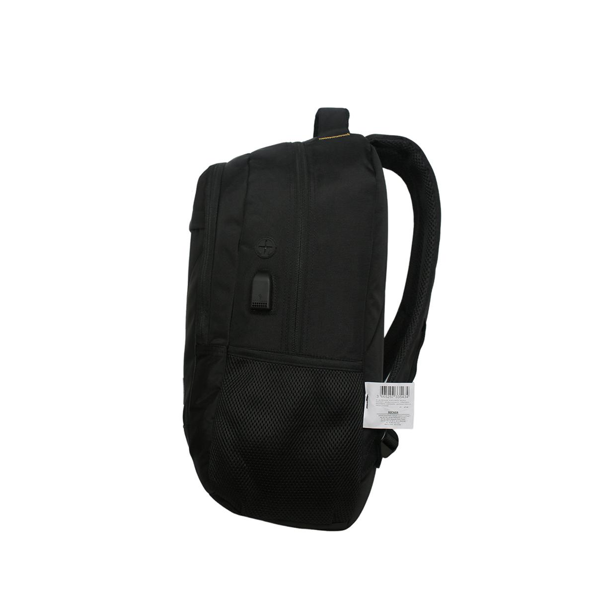 Voir la diapositive 4 : YOUNG'S ATTITUDE Sac à Dos premium USB - Noir