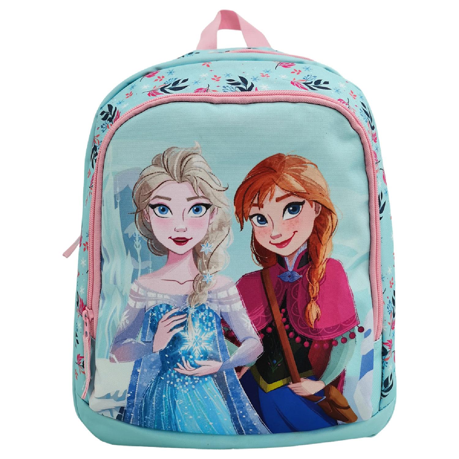 AUCHAN Sac à Dos 2 compartiments Reine des Neiges 38cm