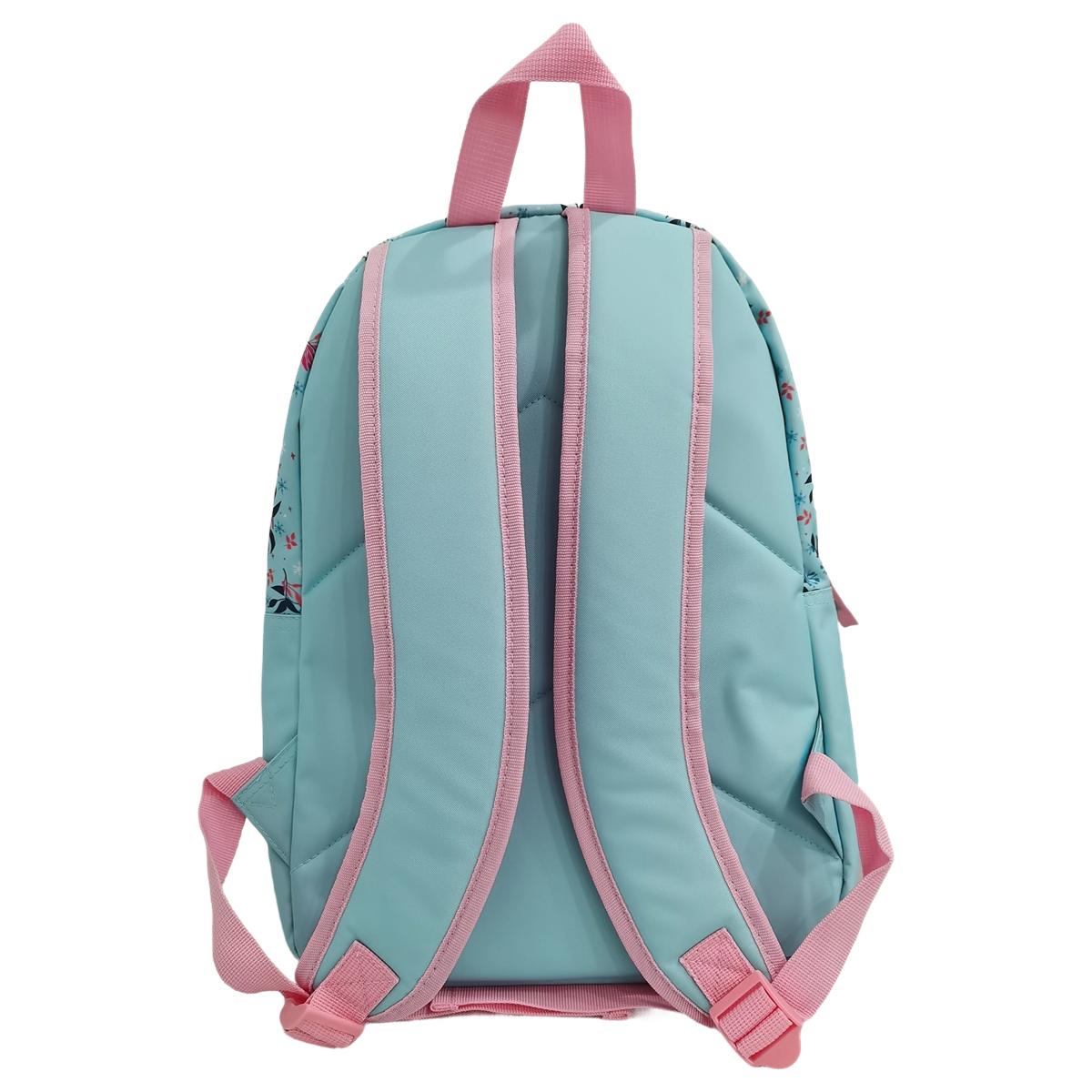 Voir la diapositive 2 : AUCHAN Sac à Dos 2 compartiments Reine des Neiges 38cm