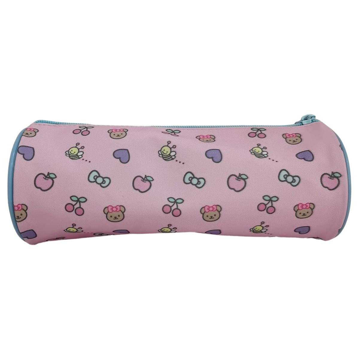Voir la diapositive 2 : AUCHAN Trousse 1 compartiment Ronde Hello Kitty