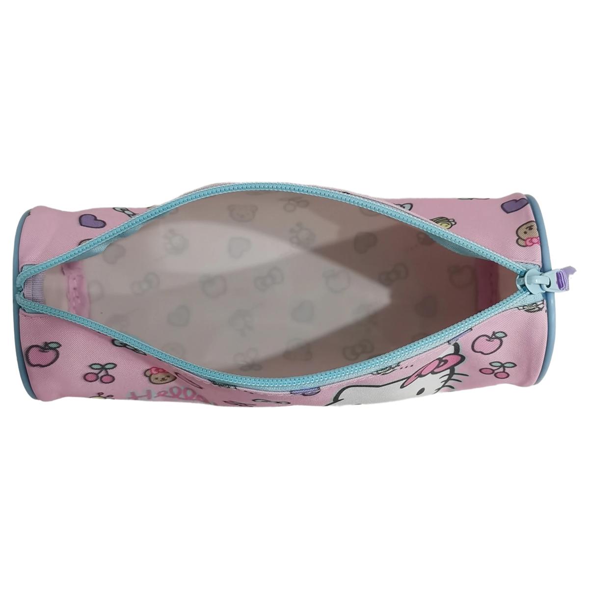 Voir la diapositive 4 : AUCHAN Trousse 1 compartiment Ronde Hello Kitty