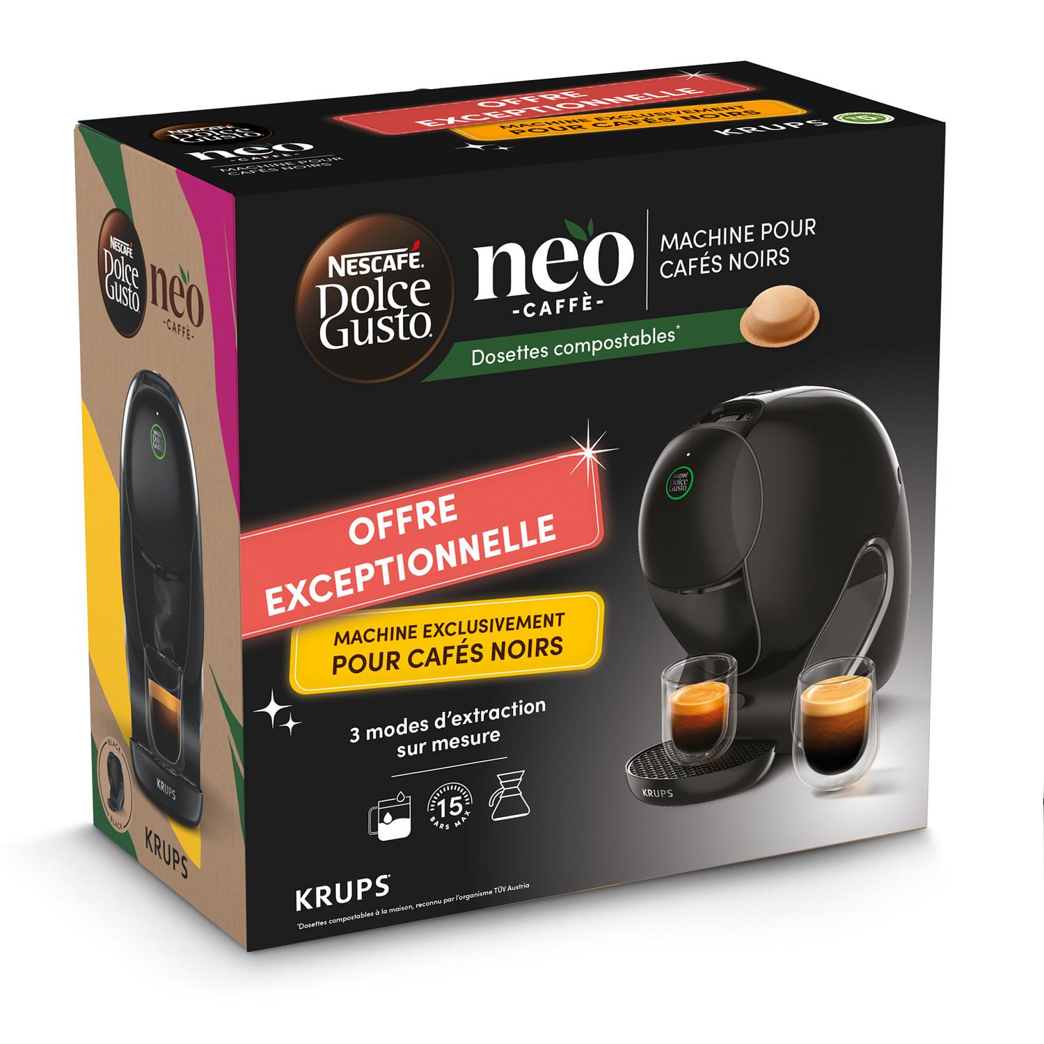 Voir la diapositive 8 : KRUPS Machine à café Multi-boisson YY5733FD - Noir
