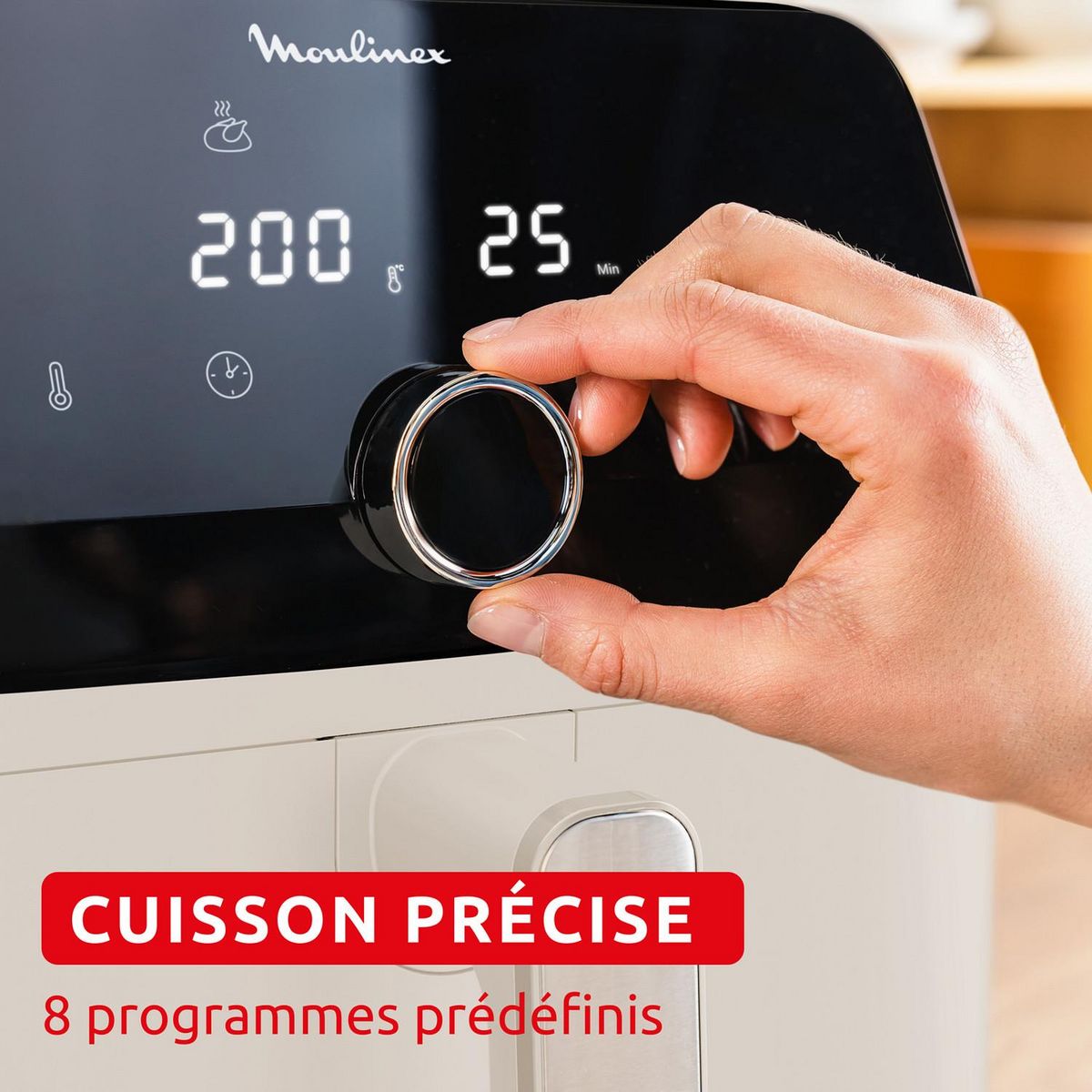 TEFAL Friteuse sans huile à air chaud EZ855AF0 - Beige