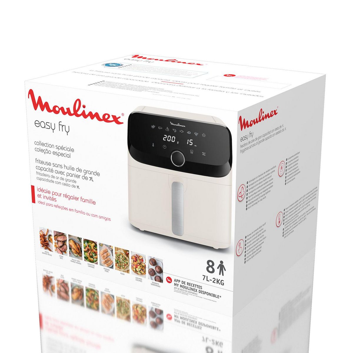 TEFAL Friteuse sans huile à air chaud EZ855AF0 - Beige