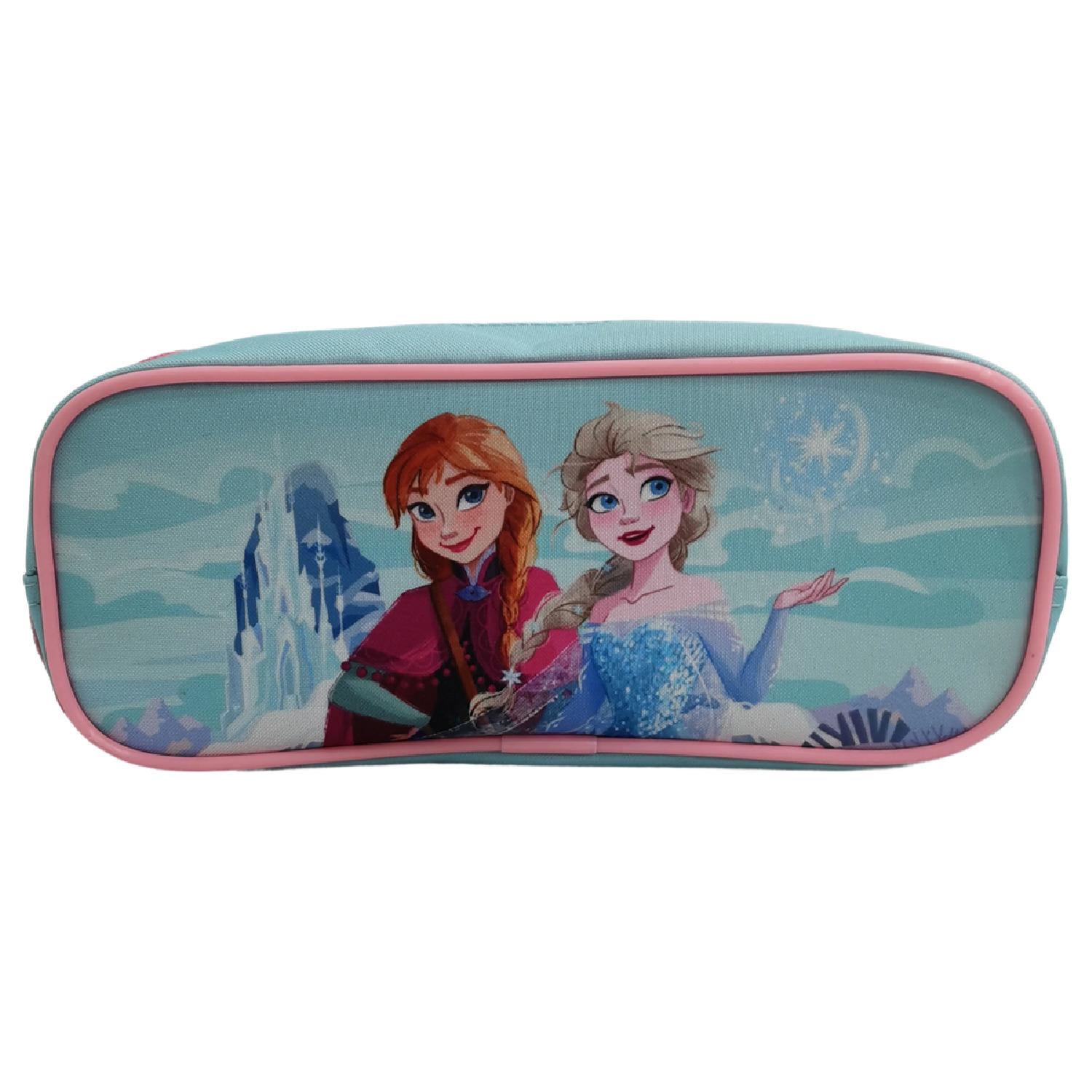 AUCHAN Trousse 3 compartiments Reine des Neiges