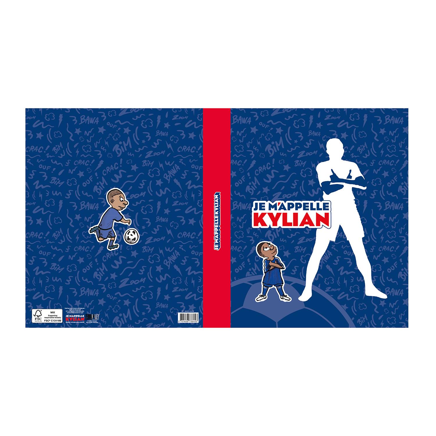 LA PLUME DORÉE Classeur Je m'appelle Kylian carton