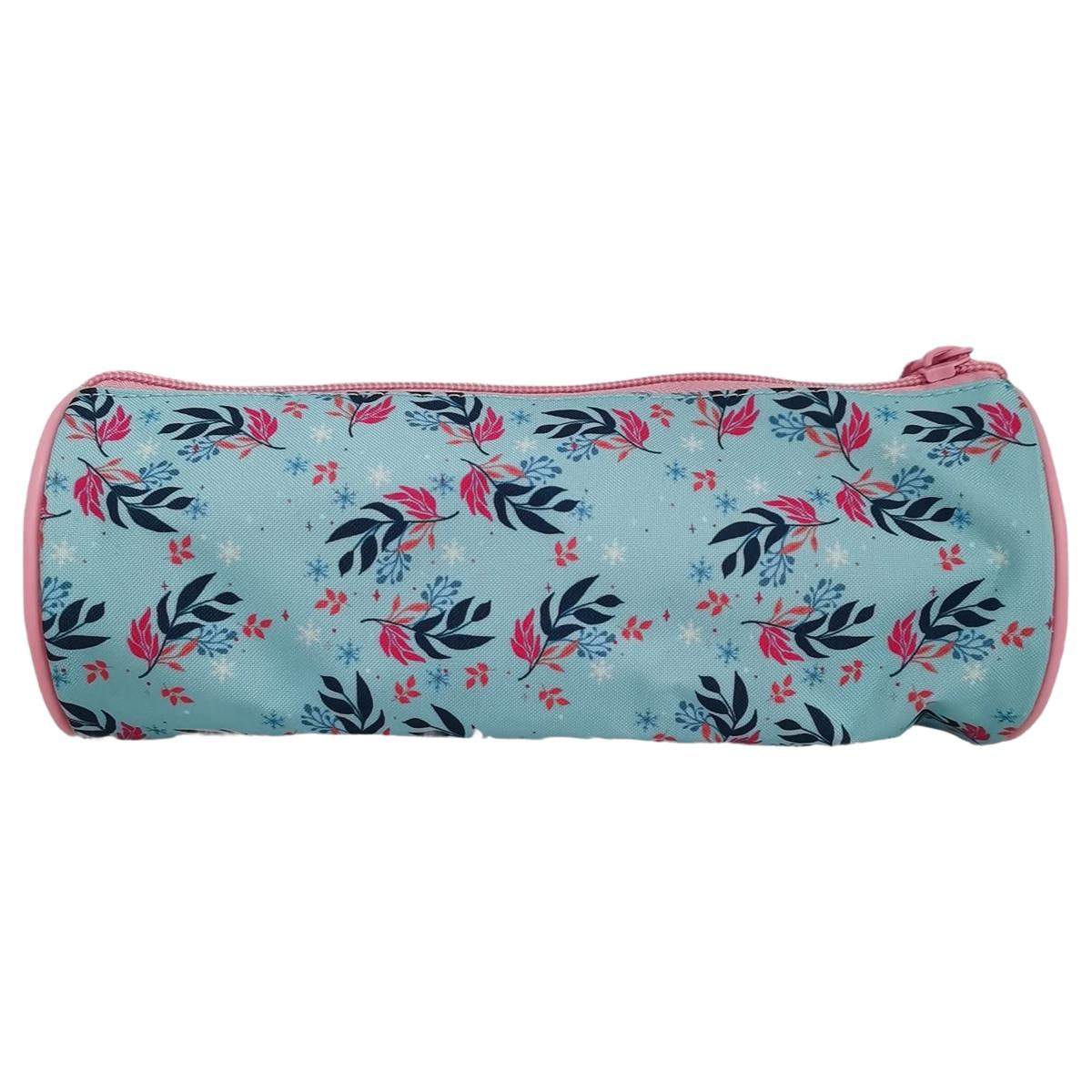 Voir la diapositive 2 : AUCHAN Trousse 1 compartiment Ronde Reine des Neiges