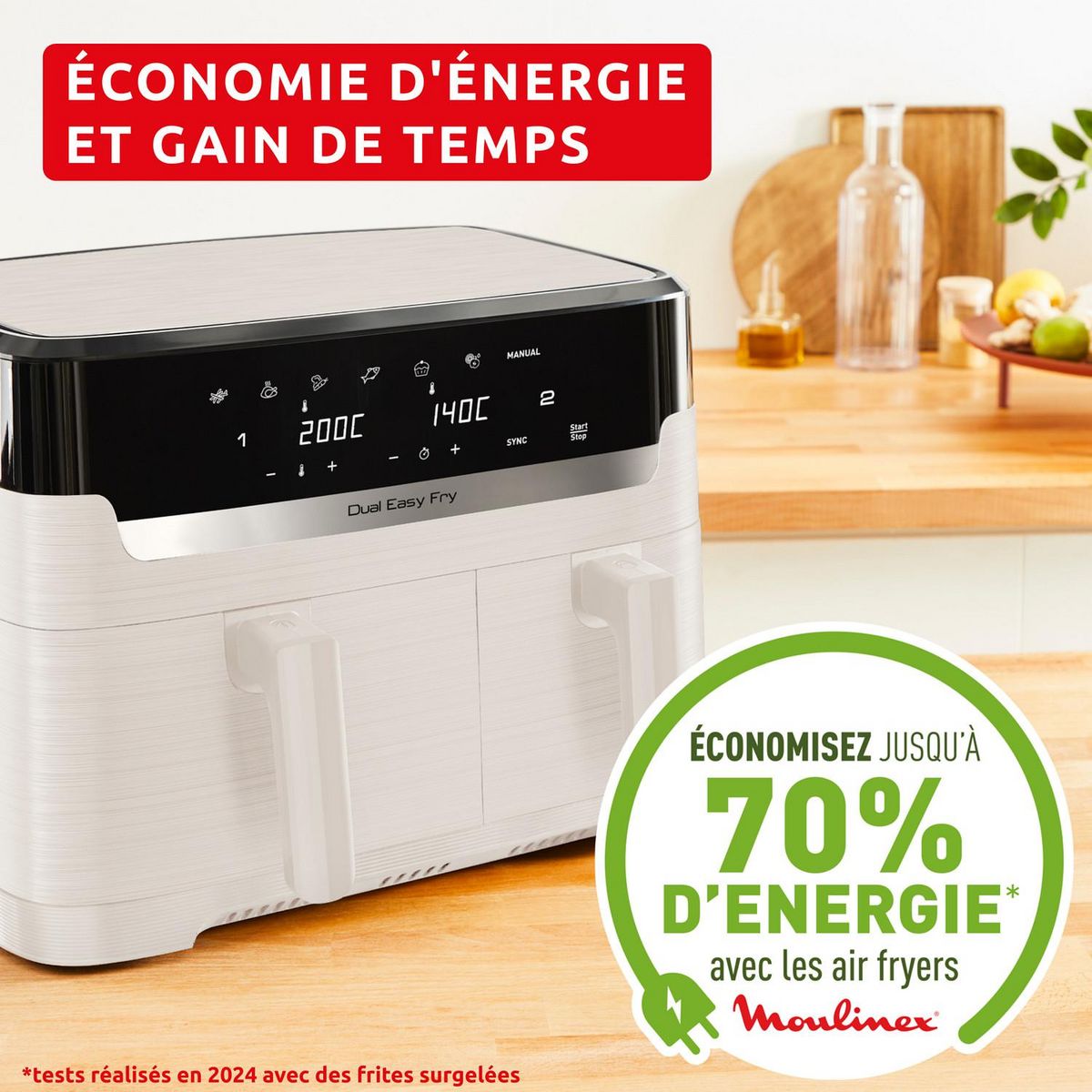 TEFAL Friteuse sans huile à air chaud EZ901AF0 - Ivoire