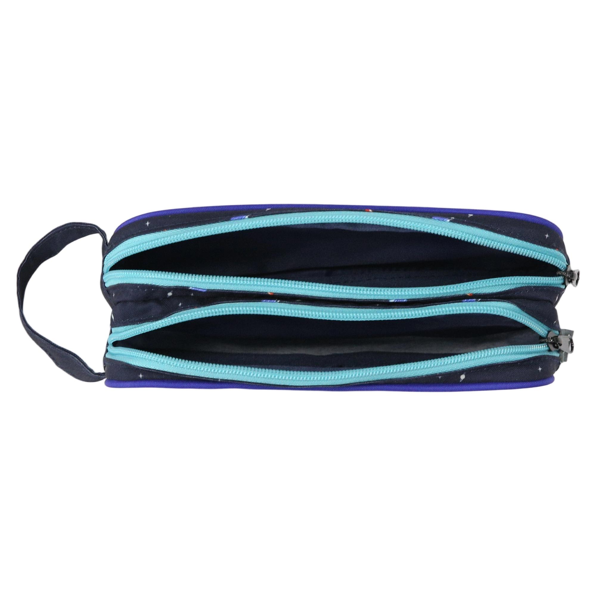 Voir la diapositive 4 : AUCHAN Trousse 2 compartiments Espace