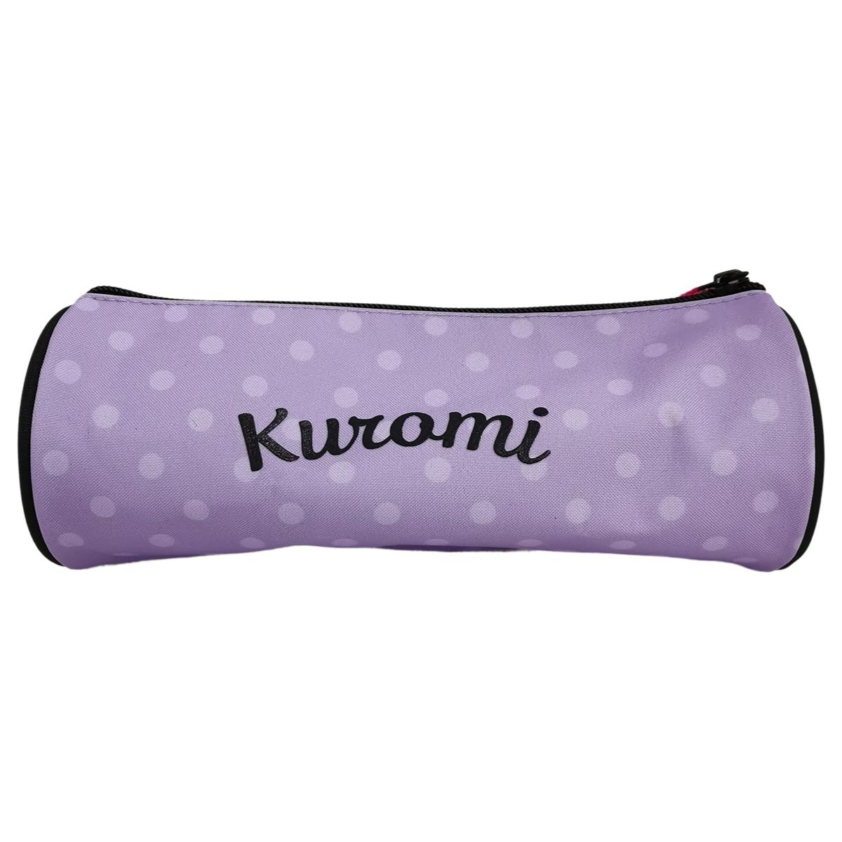 Voir la diapositive 2 : AUCHAN Trousse 1 compartiment Ronde Kuromi