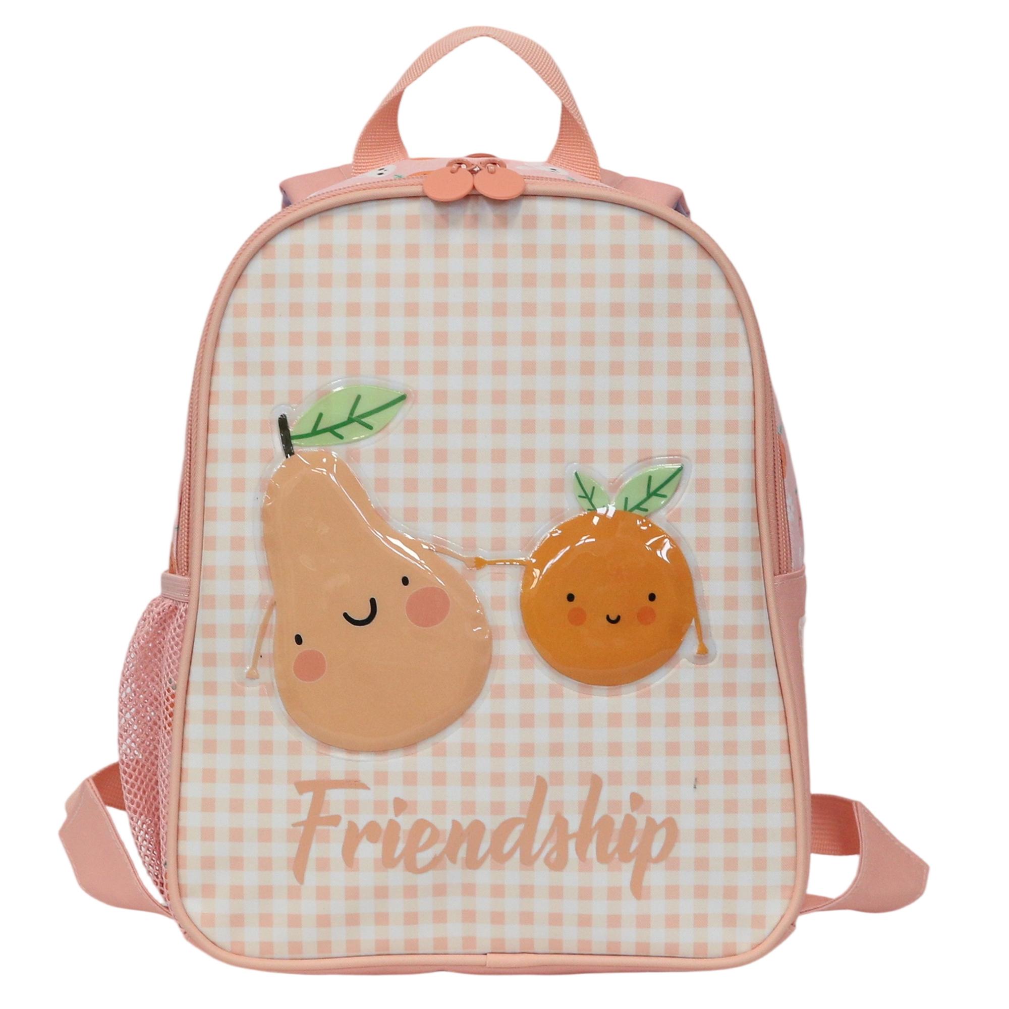 AUCHAN Mini Sac à Dos 2 faces Fruit Lapin