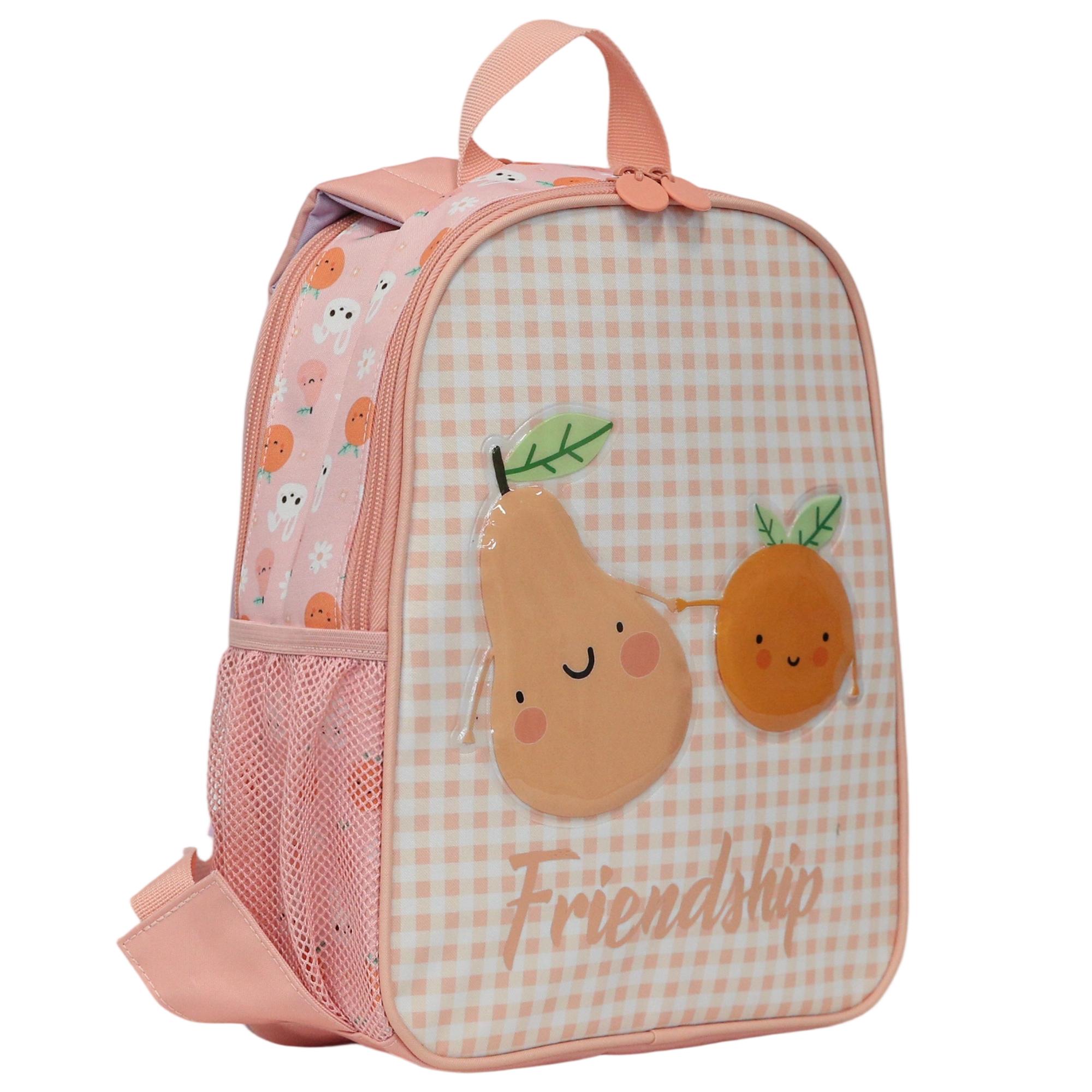 Voir la diapositive 2 : AUCHAN Mini Sac à Dos 2 faces Fruit Lapin