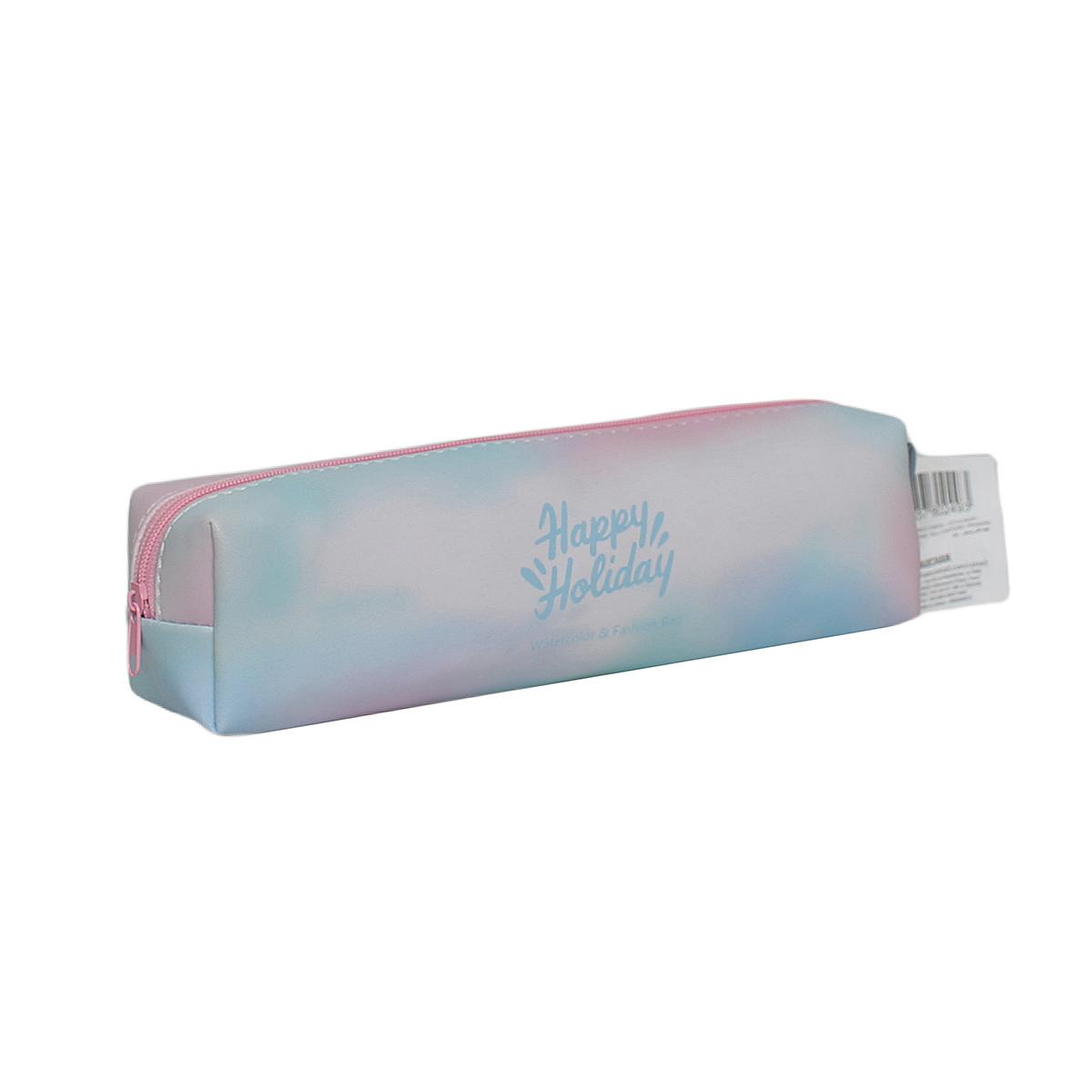 Voir la diapositive 2 : AUCHAN Trousse 1 compartiment Ronde Message