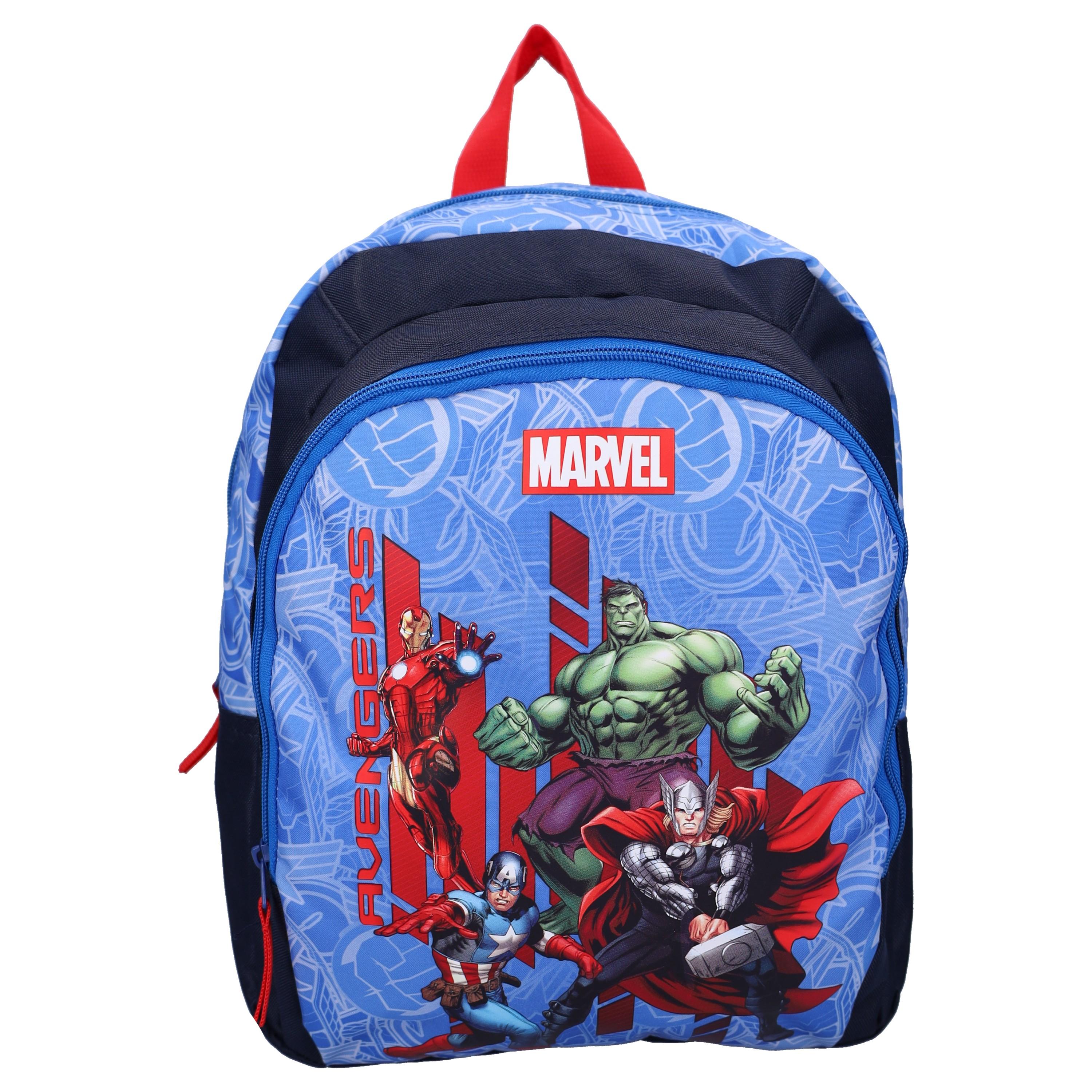 AUCHAN Sac à Dos 2 compartiments Avengers 38cm
