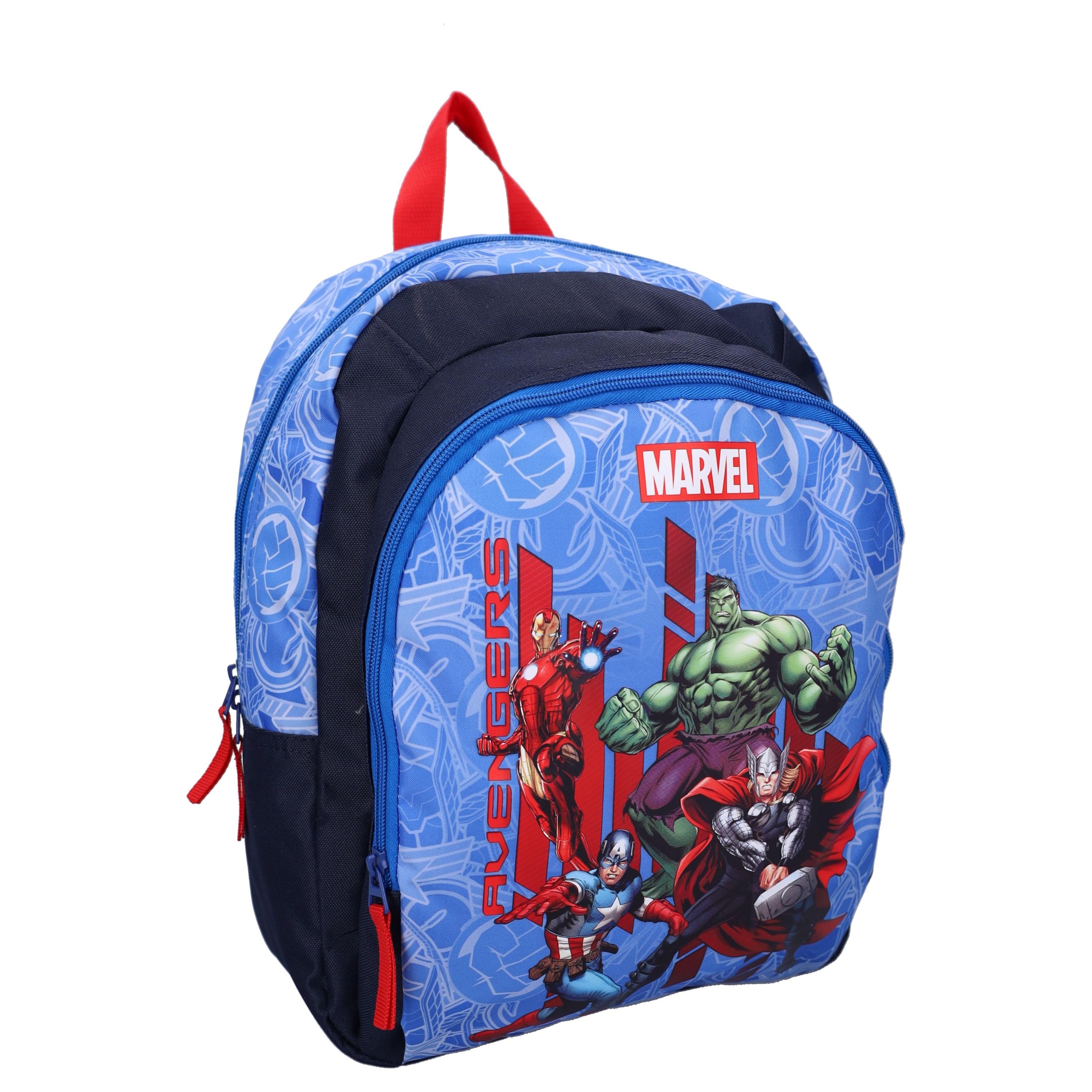 Voir la diapositive 2 : AUCHAN Sac à Dos 2 compartiments Avengers 38cm